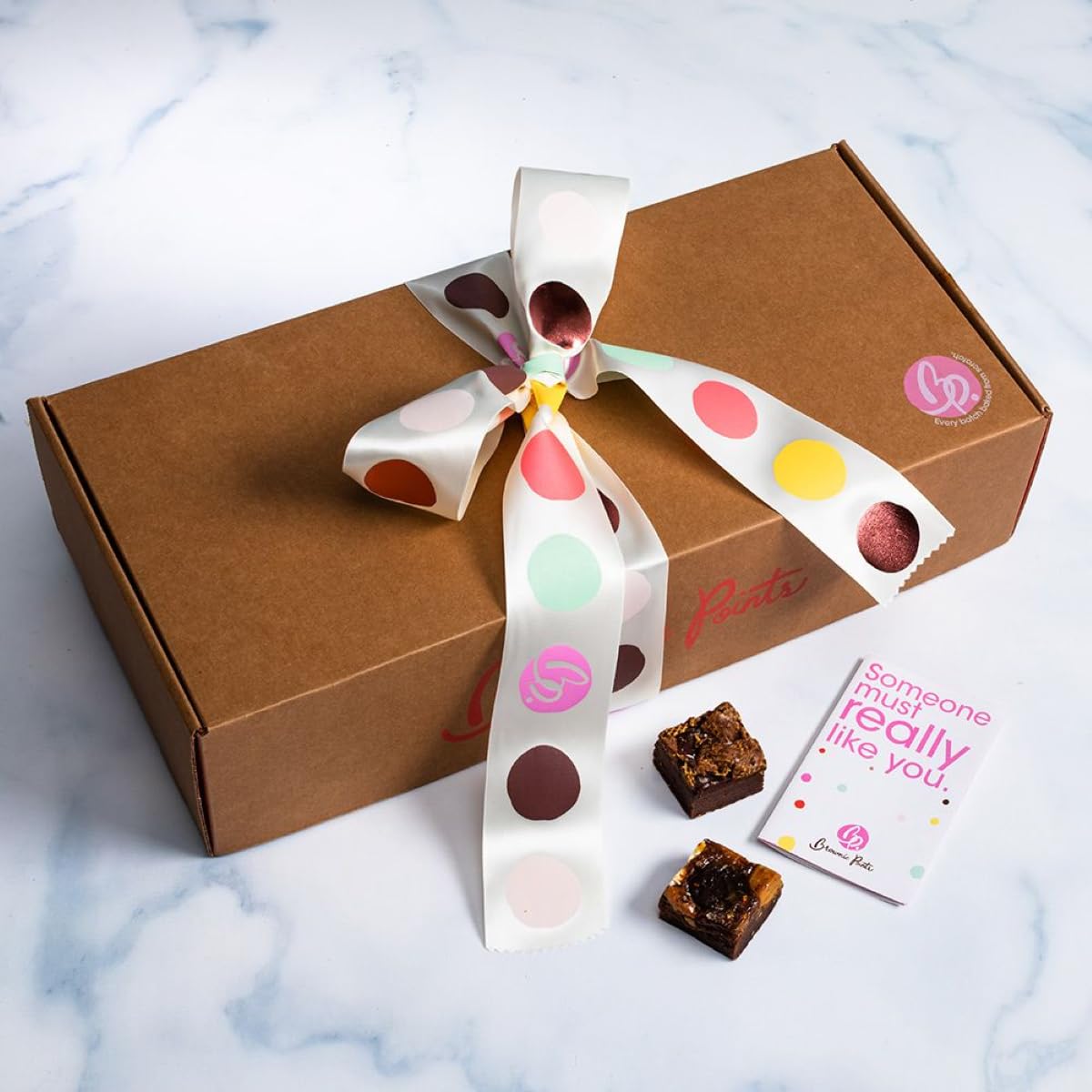 Brownie Points Baby Brownies - 75 Individually Wrapped Gourmet Chocolate Fudge Brownies | Fresh Baked from Scratch with Fine Ingredients | Perfect for Gift Boxes, Baskets & Special Occasions | Delicious Sweet Dessert for Parties, Holidays & Corporate Gifts