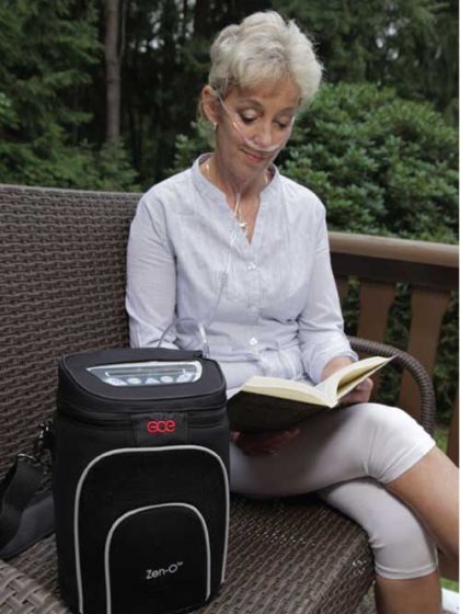 Zen o Portable Oxygen Concentrator - Lightweight & Quiet for Travel, Home Use - Perfect for COPD, Asthma & Sleep Apnea Relief