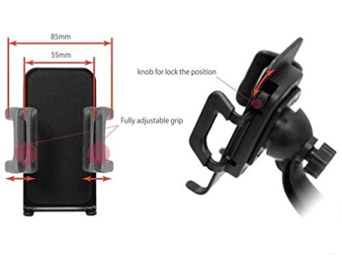 Universal Car Windshield Mount Holder for Motorola Moto G Stylus 5G (2022) - 360° Swivel Adjustable Suction Cup Phone Cradle Dock - Perfect for GPS Navigation, Hands-Free Calling & Road Trips