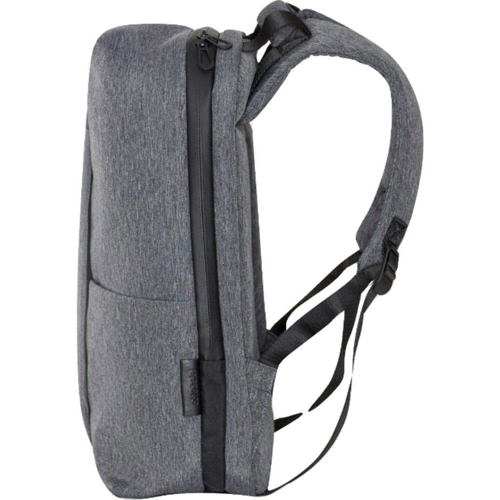 Cote & Ciel Sormonne EcoYarn Backpack - Waterproof Laptop Backpack for Work & Travel, Black/Grey, Durable & Stylish Daypack for Commuters & Digital Nomads