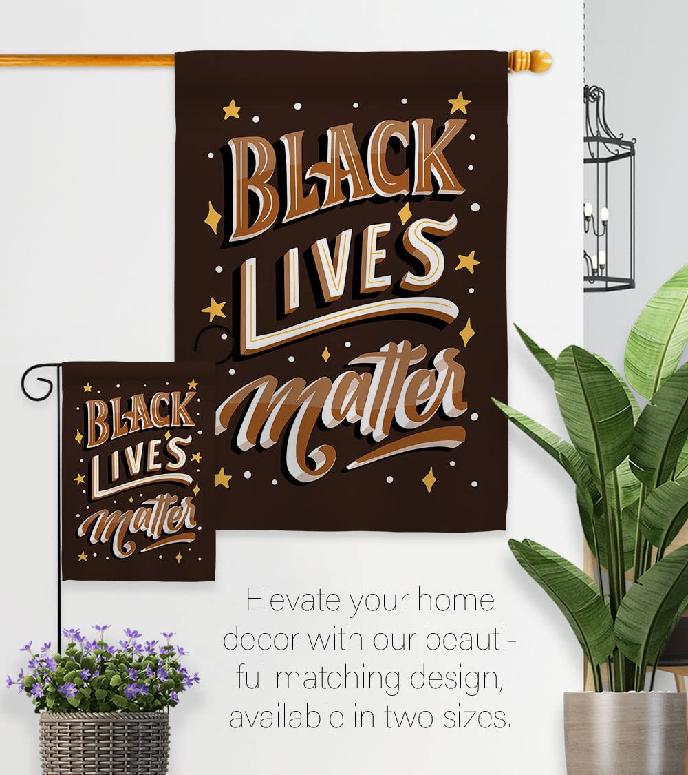 BLM Unity Garden Flag 13x18.5