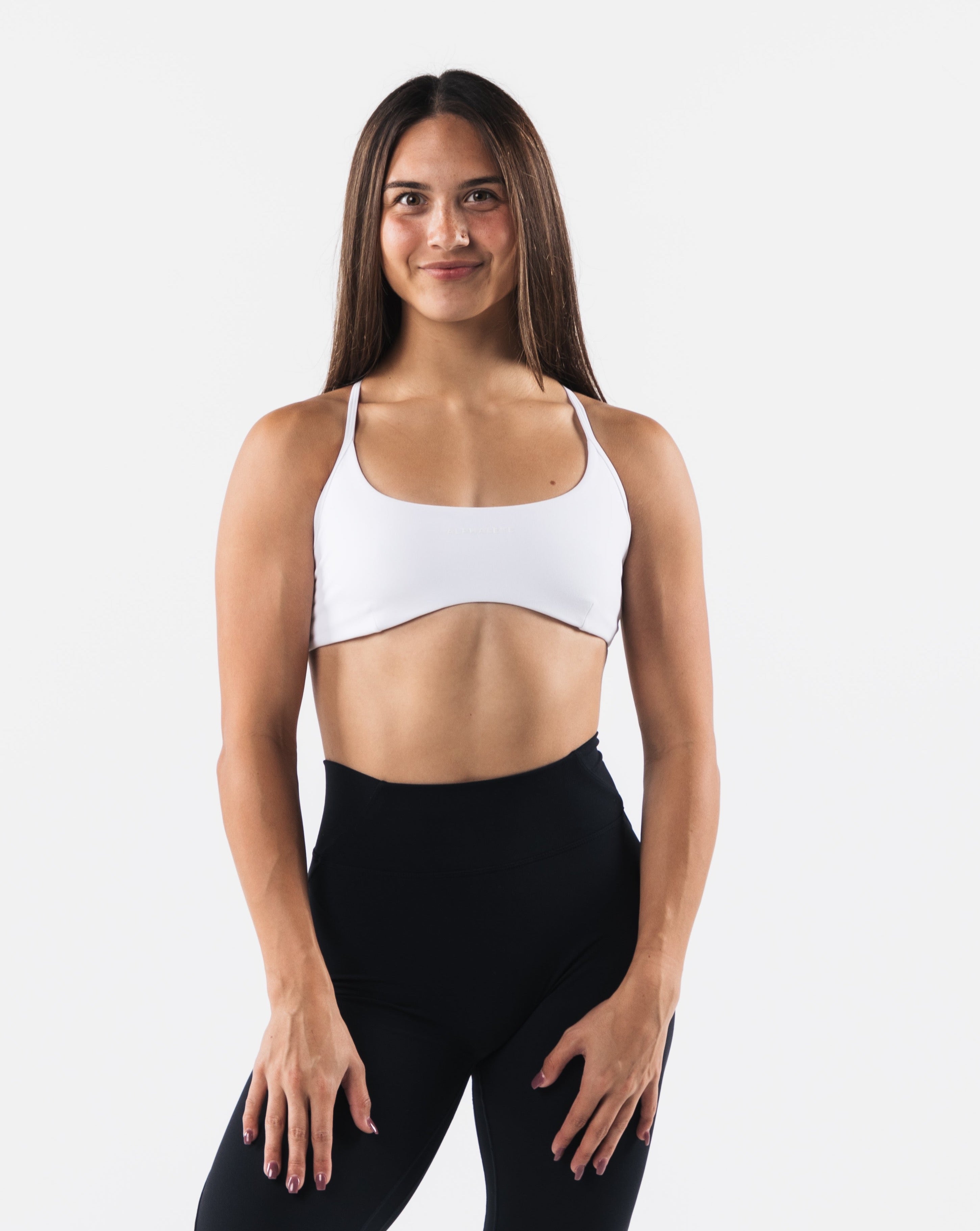Aura Strappy Bra for Women - Comfortable Lace Underwire Push Up Bralette - Sexy White Lingerie for Date Night & Special Occasions