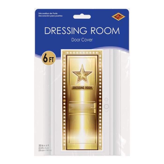 12-Pack Beistle Dressing Room Door Covers - Privacy Changing Room Curtains for Events, Parties & Photo Booths - Perfect for Weddings, Birthday Parties & Retail Stores