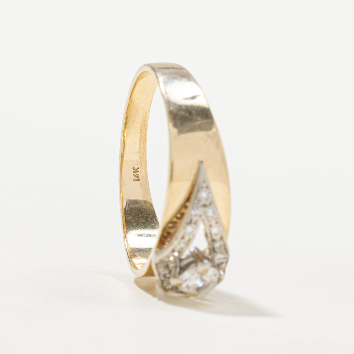 Elegant Rhombus Design Diamond Ring - 0.43 Carat Total Weight (CTW) - Size 11.25 - Perfect for Engagement, Anniversary & Special Occasion Gifts
