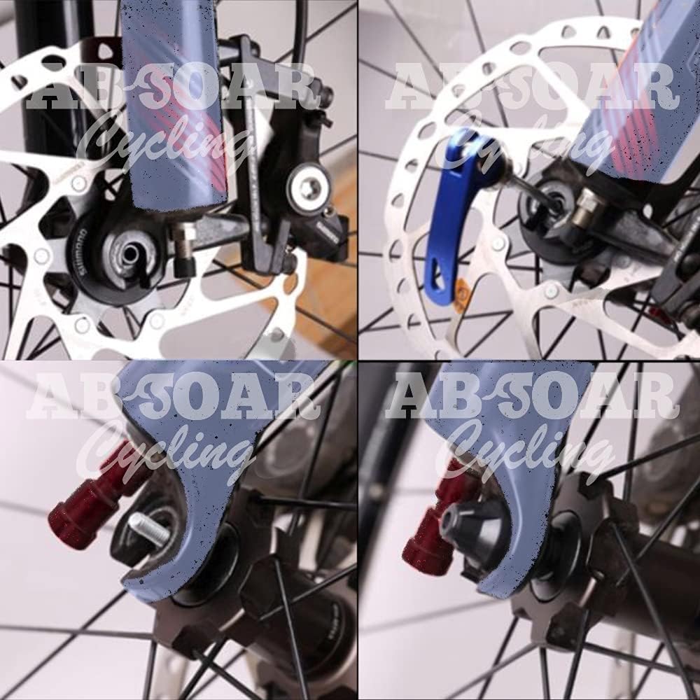 Quick Release Bike Skewer for Mountain, Road & City Bikes - 145mm/185mm Black Axle - Secure Wheel Fastening for Commuting, Trail Riding & Urban Cycling