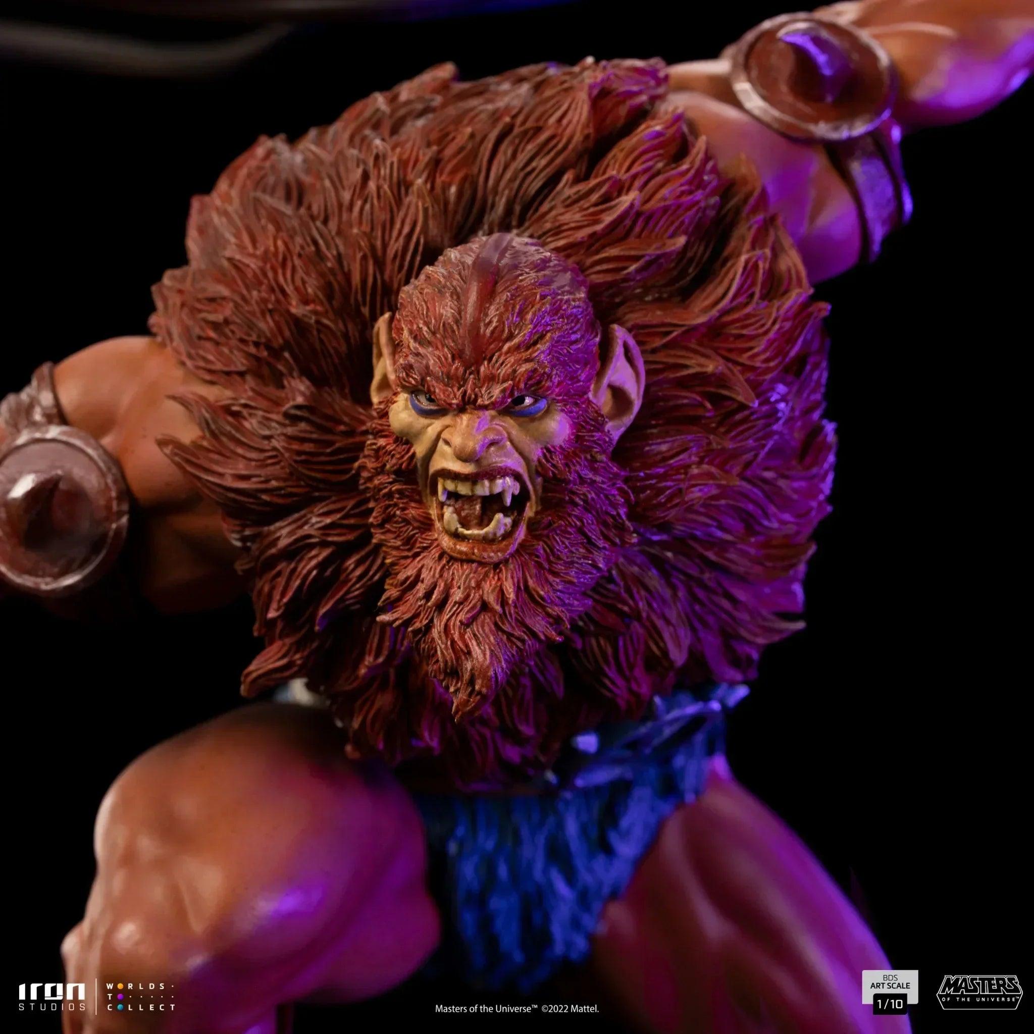 Iron Studios Masters of the Universe Beast Man BDS Art Scale 1/10 Statue - Collectible Action Figure for Display & Home Decor