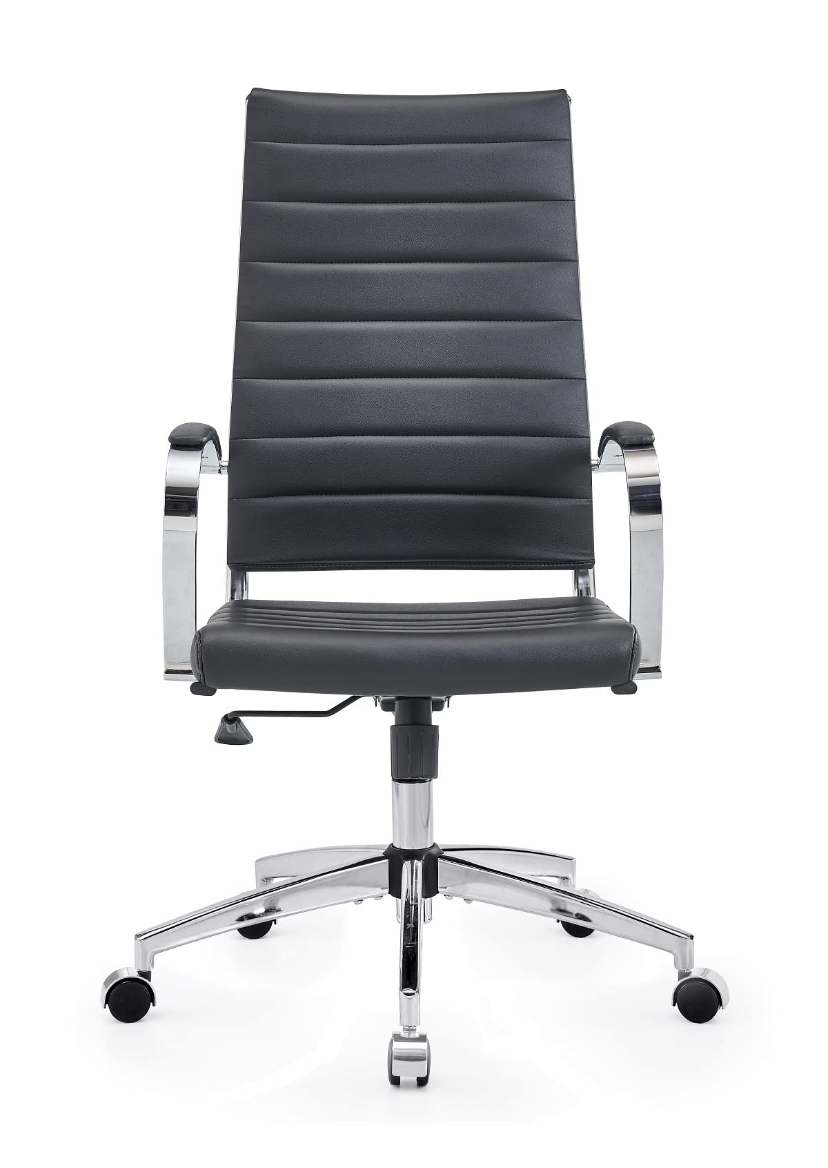 Ergonomic Office Chair for Desk - Adjustable Lumbar Support, White & Gold or Blue & Black Options (Model 4020 Black) | Perfect for Home Office, Gaming Setup & Workspace Comfort