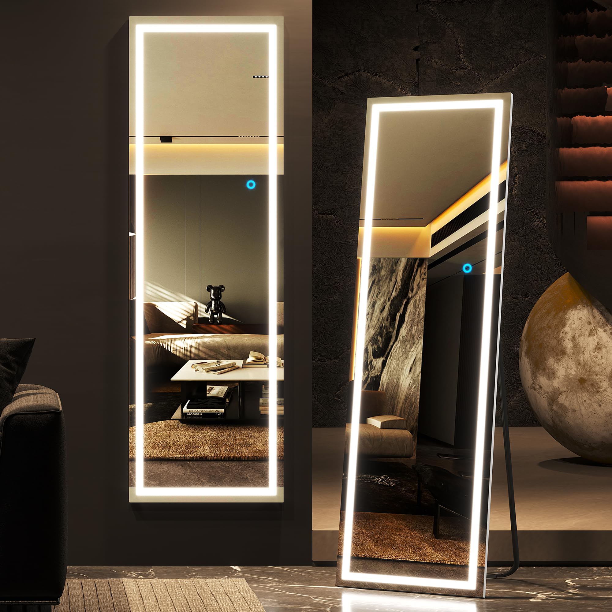 LED Full Length Mirror with Lights - 63