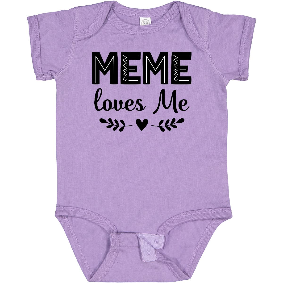 Inktastic Meme Loves Me Baby Bodysuit - Cute & Comfortable Infant Onesie for Newborns & Toddlers | Perfect for Family Photos, Playdates & Everyday Wear