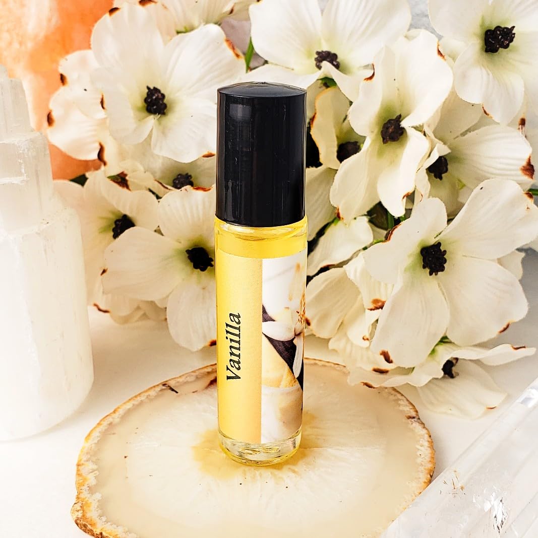 Vanilla Fragrance Oil Roll-on for Women - Sweet & Creamy Gourmand Perfume Body Oil | Aromatherapy, Date Night & Everyday Wear