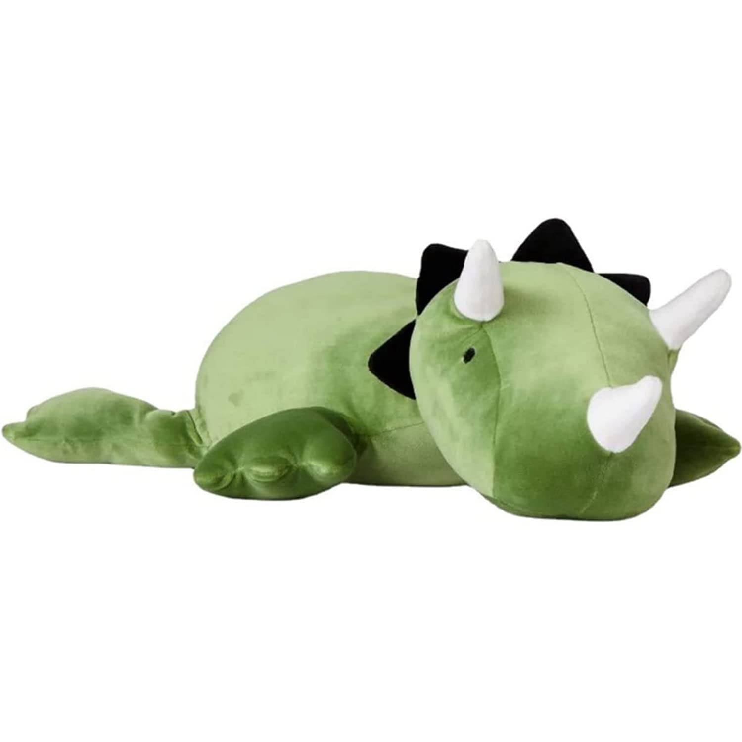 IMIUN 17.7in Weighted Dinosaur Plush Toy - Triceratops Stuffed Animal for Anxiety Relief & Stress, Soft Hugging Pillow for Kids & Adults (Green) | Perfect for Therapy, Sensory Needs, Bedroom Decor & Gifts