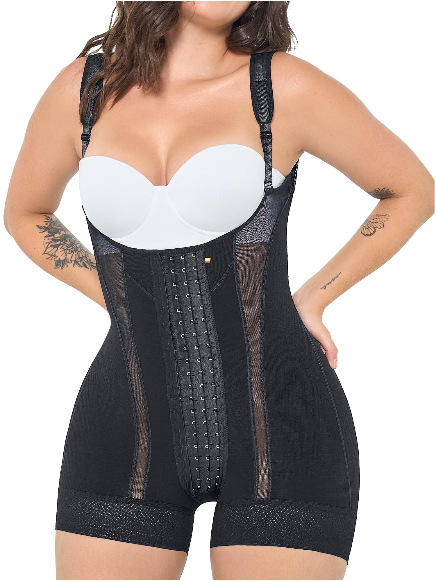 MARIAE High Compression Colombian Shapewear for Women - Full Body Shaper with Tummy Control | Postpartum Recovery & Waist Training | Fajas Colombianas Reductoras
