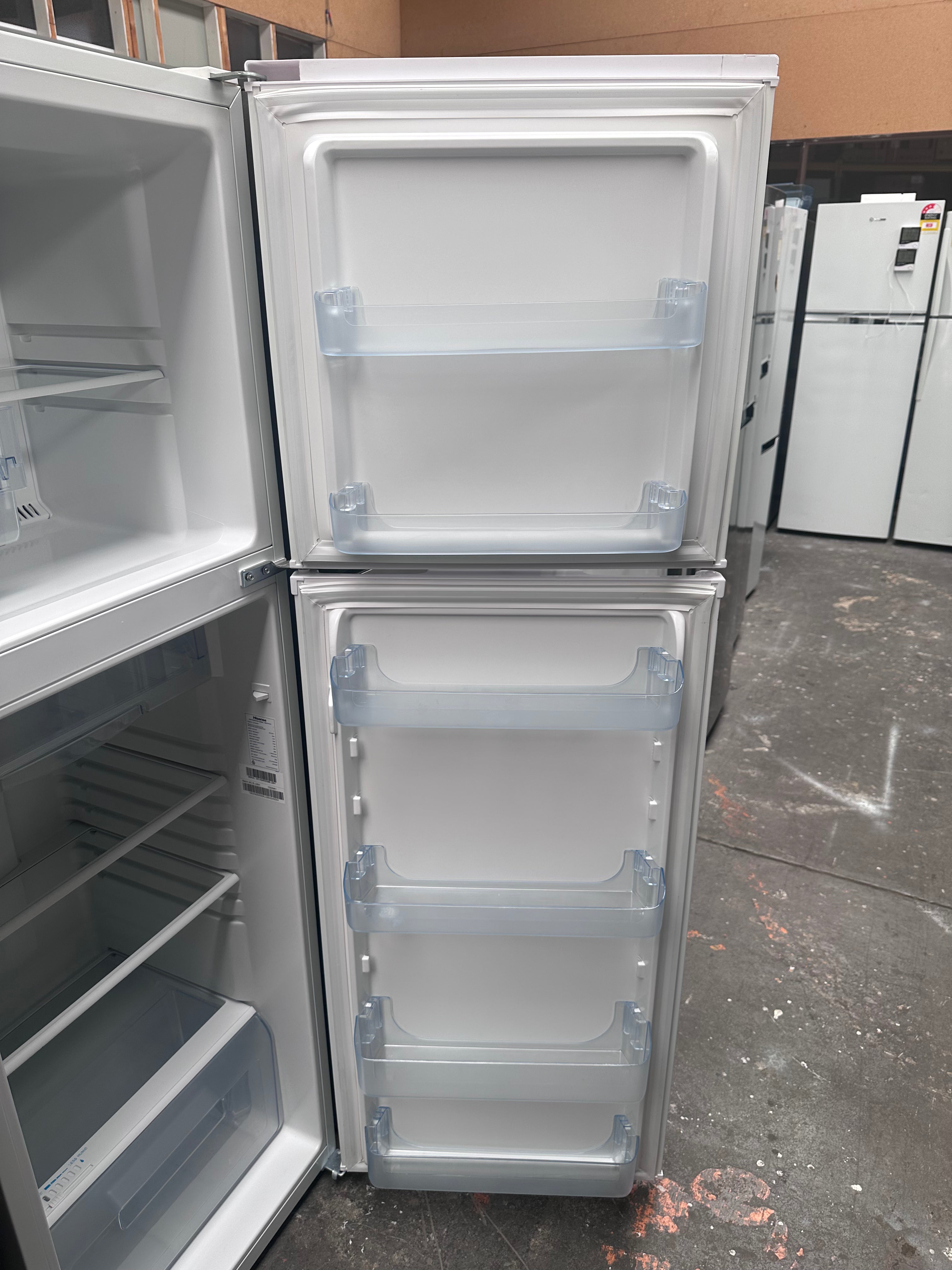 Hisense 269L Top Mount Refrigerator - Energy Efficient, Spacious Freezer, Quiet Operation [Certified Refrigerated] - Perfect for Apartments, Dorms & Small Kitchens