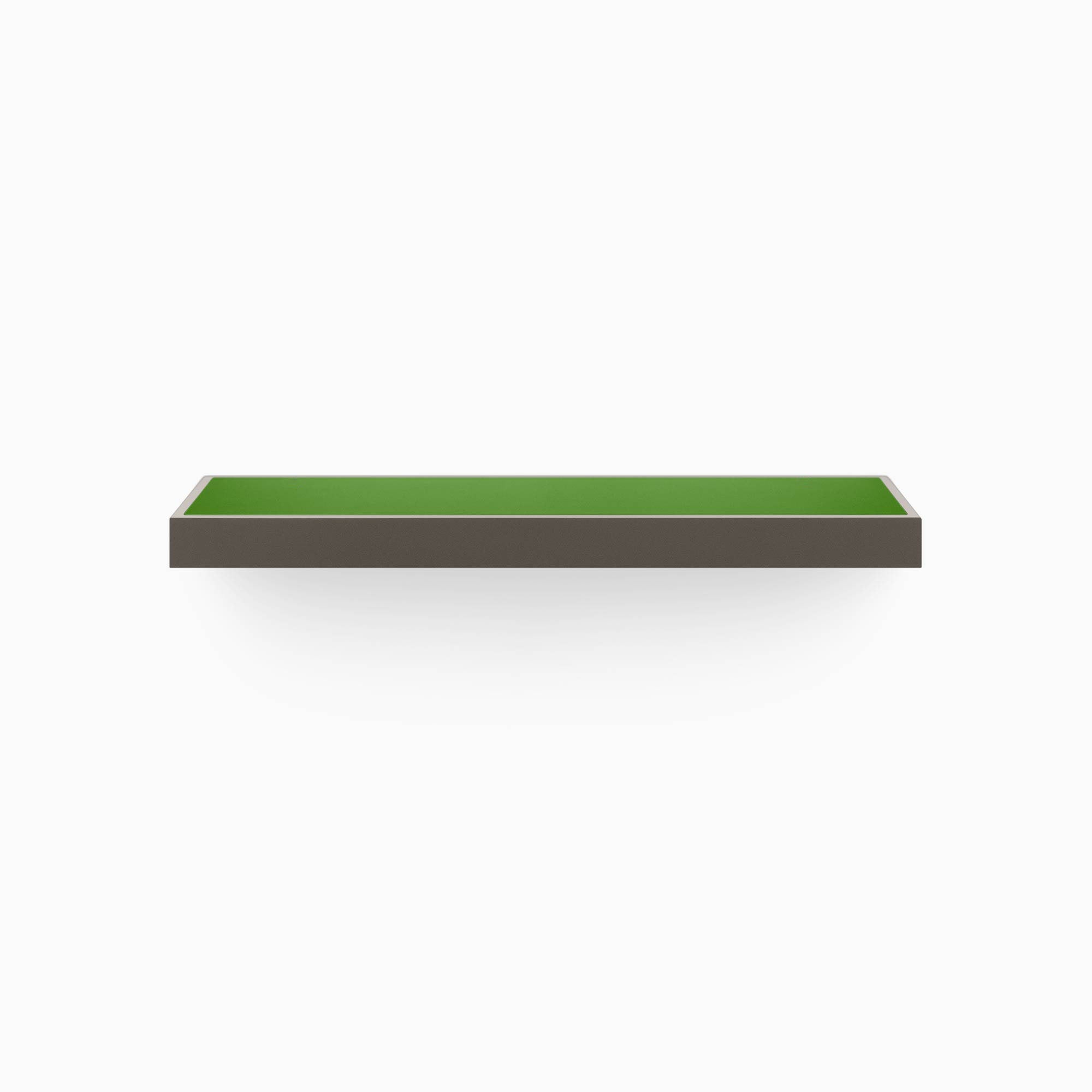 Aksel Inlay Floating Shelf - Modern Wood and Tungsten Wall Shelf for Living Room, Kitchen, Bathroom - Sturdy and Stylish Storage Solution for Home Decor