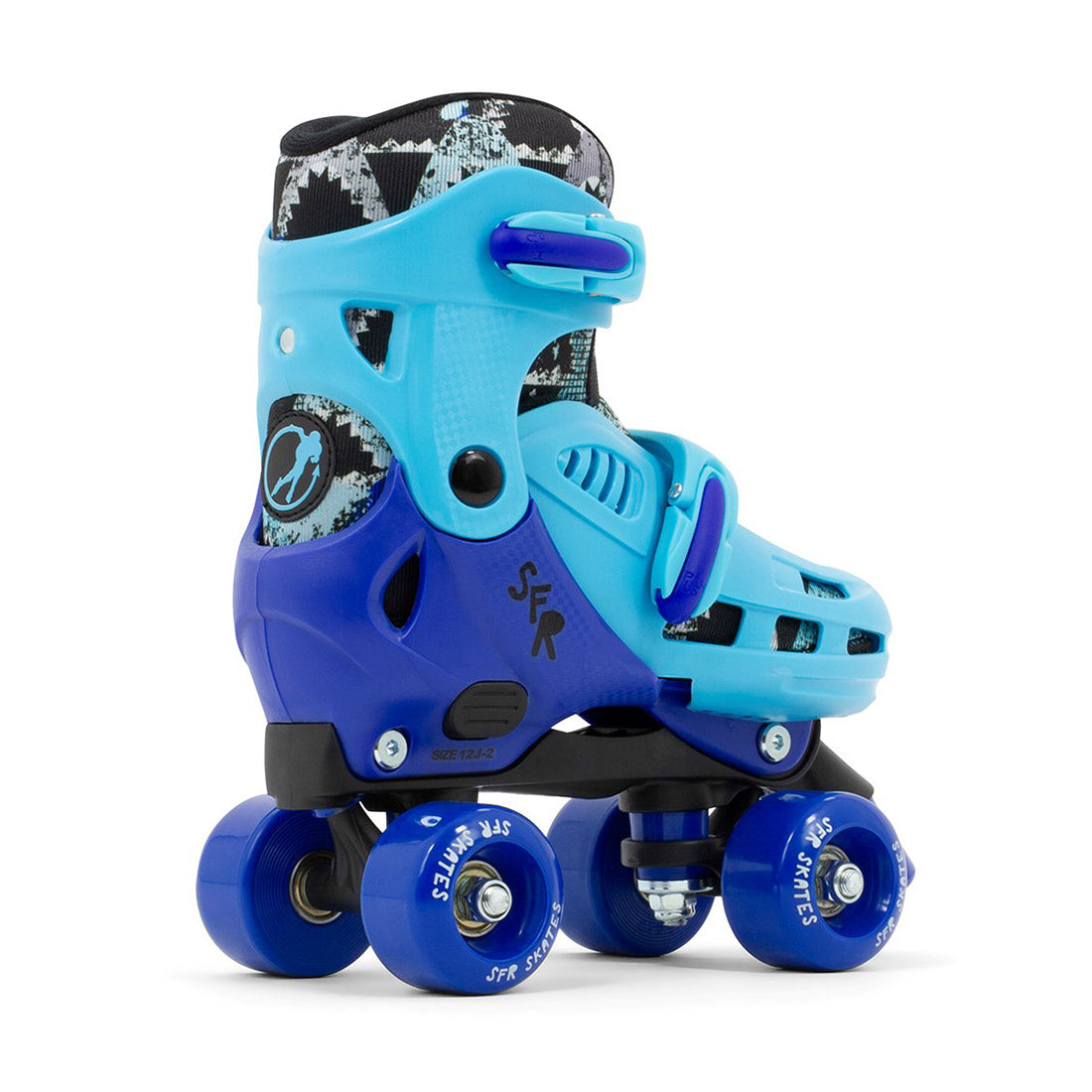 SFR Hurricane IV Quad Roller Skates for Adults - High Performance Outdoor/Indoor Skates with Shark Wheels - Perfect for Rink Skating, Fitness, Roller Derby & Street Skating