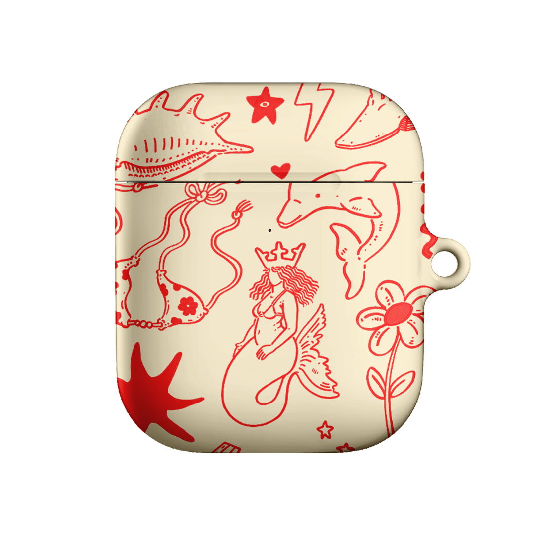 Spiced Cowboy Cream AirPods Case - Premium Protective Cover for AirPods 1/2/3 & Pro - Trendy Western Style Design - Perfect for Travel, Work & Outdoor Adventures