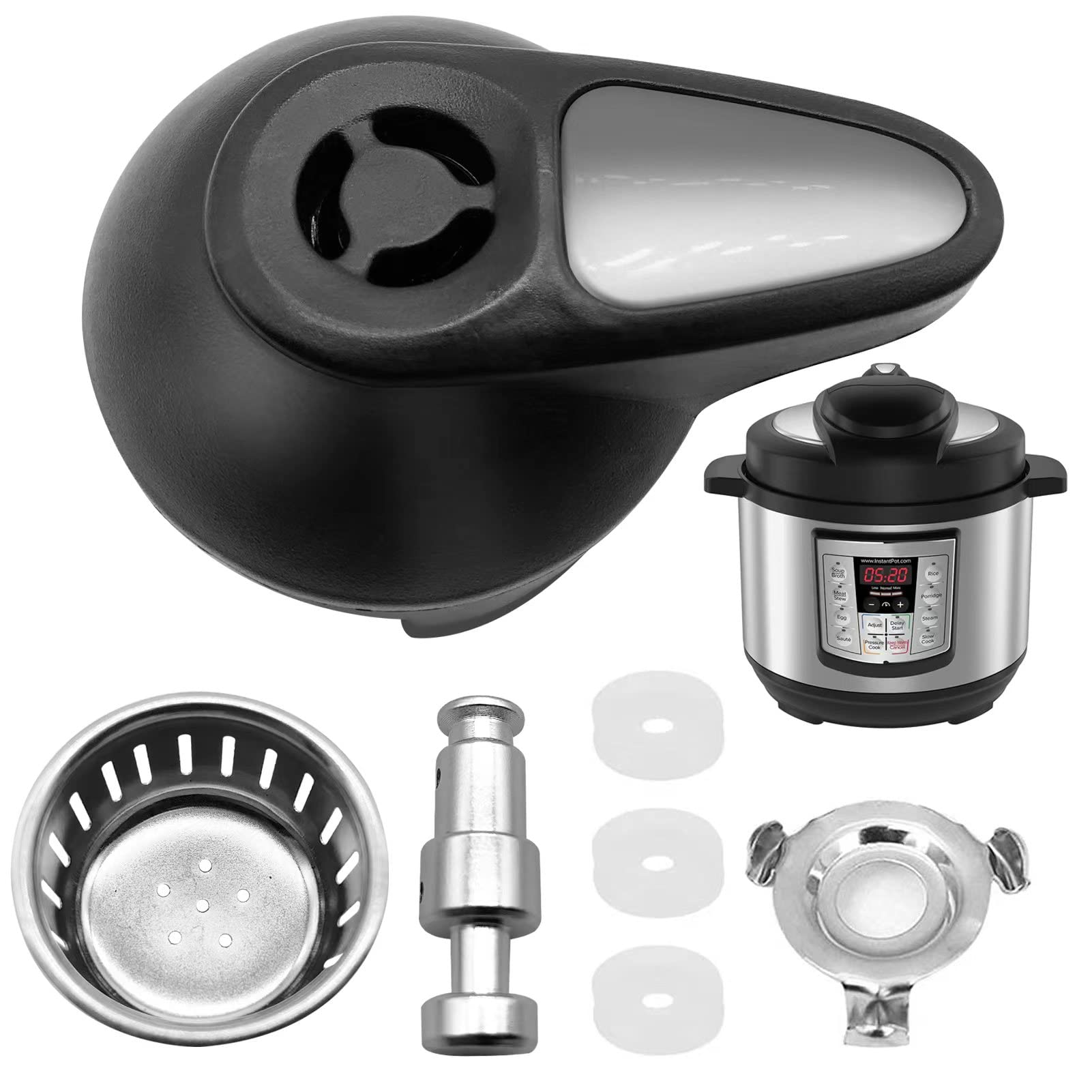 Instant Pot Steam Valve Replacement - Float Steam Release Handle for LUX Mini 3/5/6 Qt (IP-LUX50, IP-LUX60) | Pressure Cooker Accessories | Perfect for Safe Cooking & Quick Pressure Release