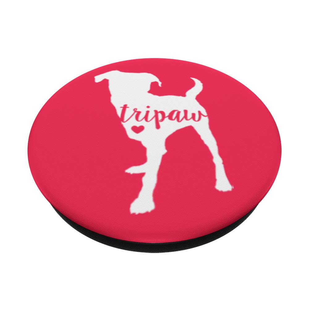 Tripaw Dog PopSockets Grip & Stand for Phones & Tablets - Perfect for Three-Legged Dogs & Tripod Pet Lovers - Ideal for Home, Office & Travel Use
