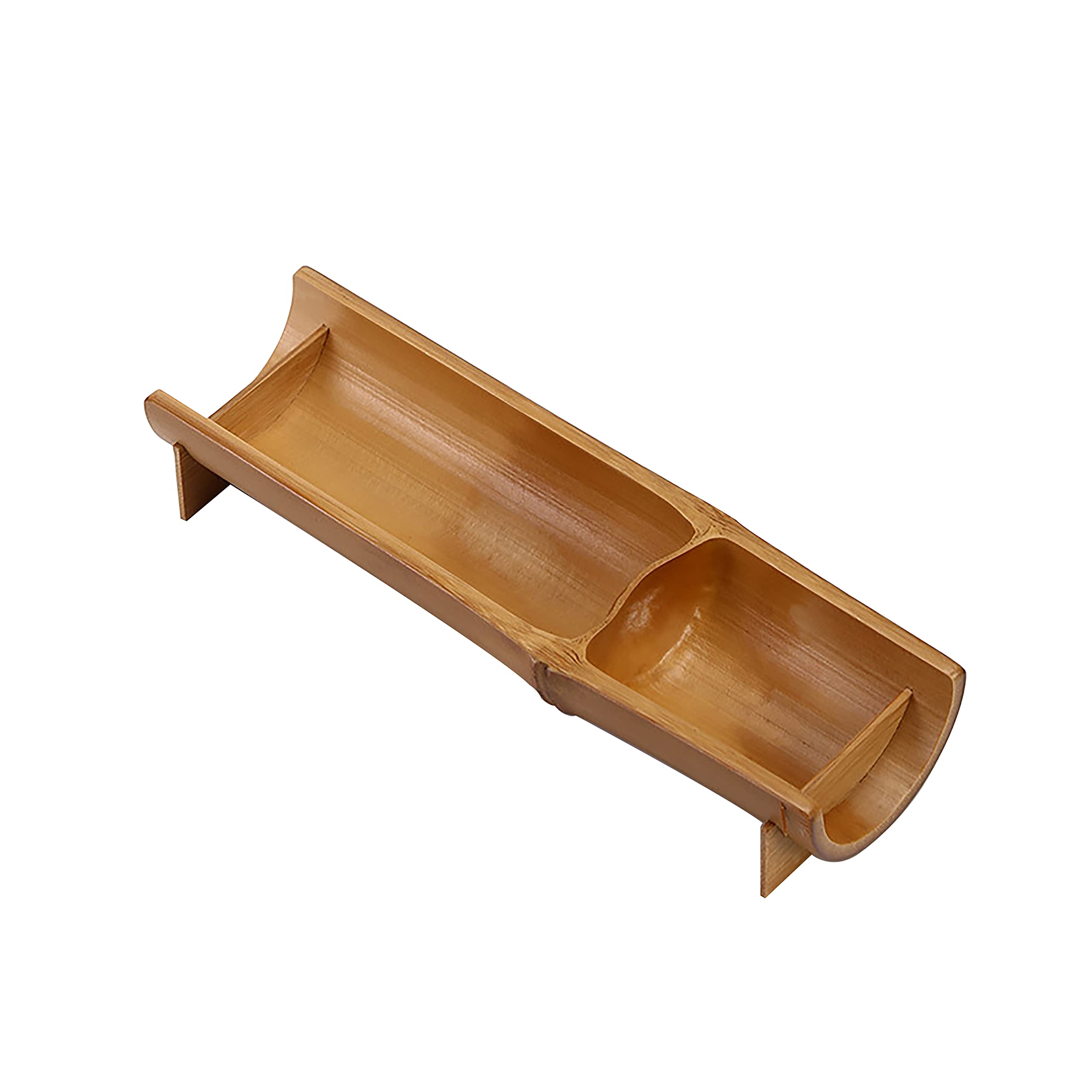 Eco-Friendly Bamboo Dessert Plate Tray - 8