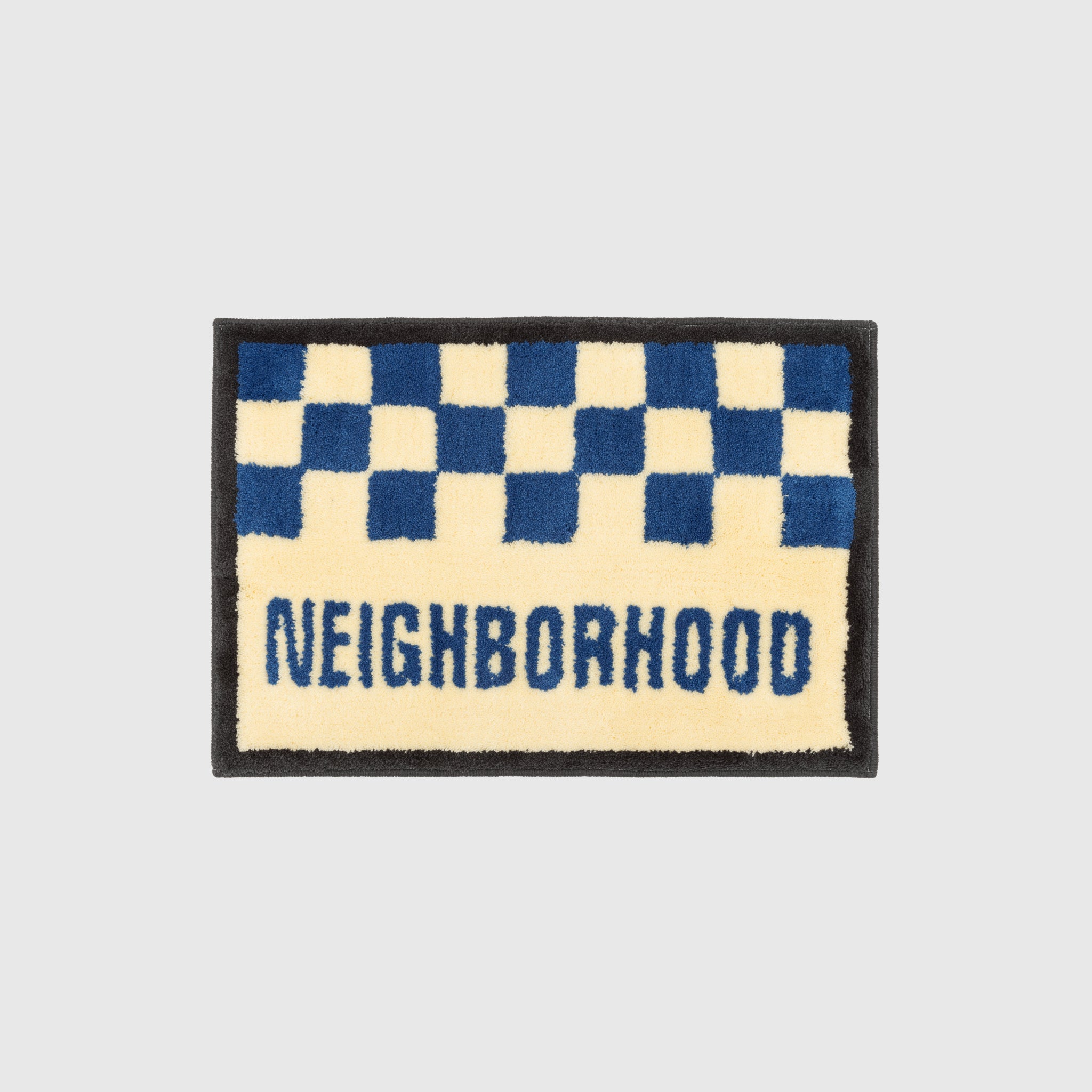 Vintage 1950s Checker Pattern Rug Mat - Non-Slip Floor Carpet for Living Room, Bedroom & Entryway - Retro Home Decor