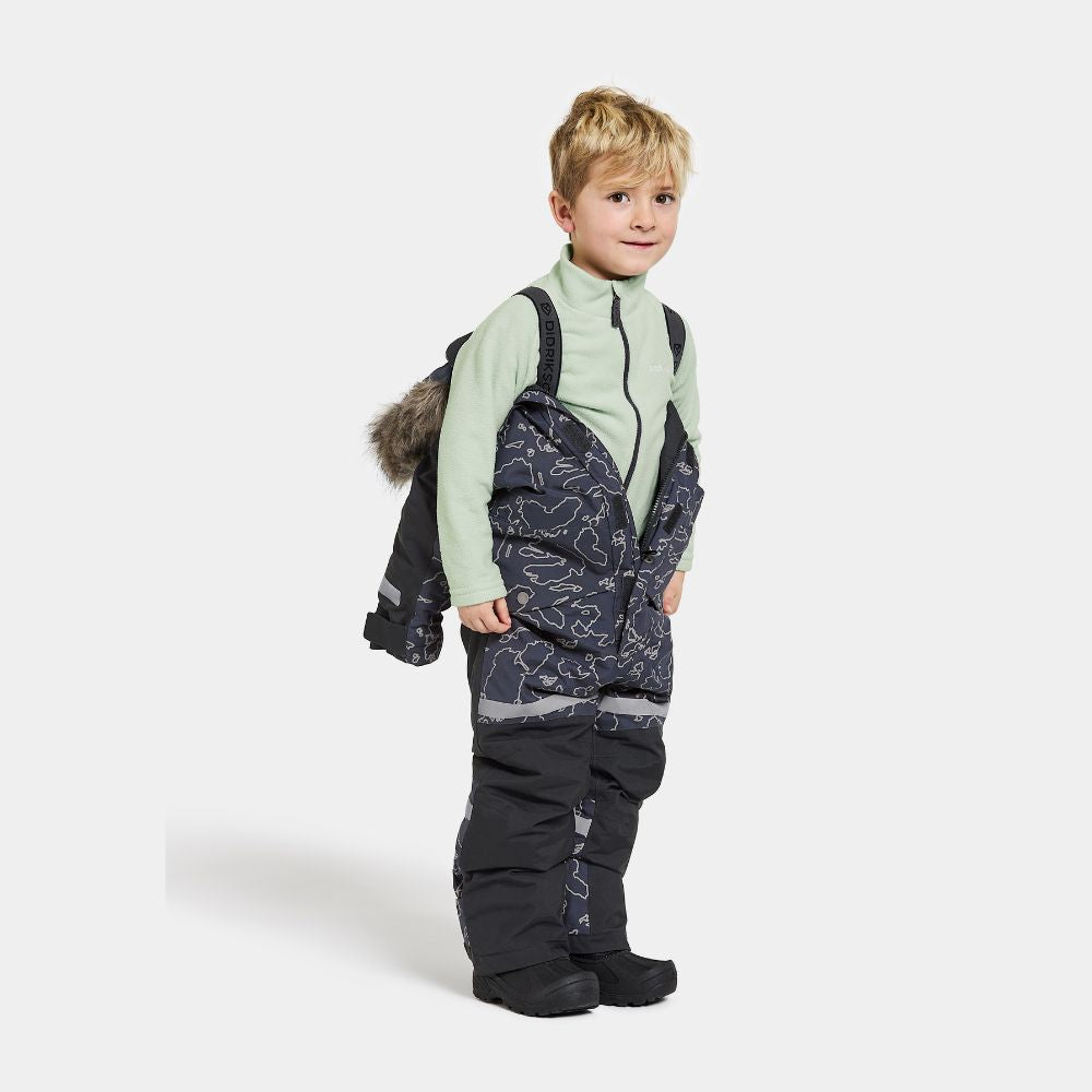 Didriksons Bjarven Special Edition Kids Snowsuit - Waterproof Winter Jacket & Pants Set with Reflective Details (Grundsun Navy) - Perfect for Skiing, Snowboarding & Outdoor Winter Activities