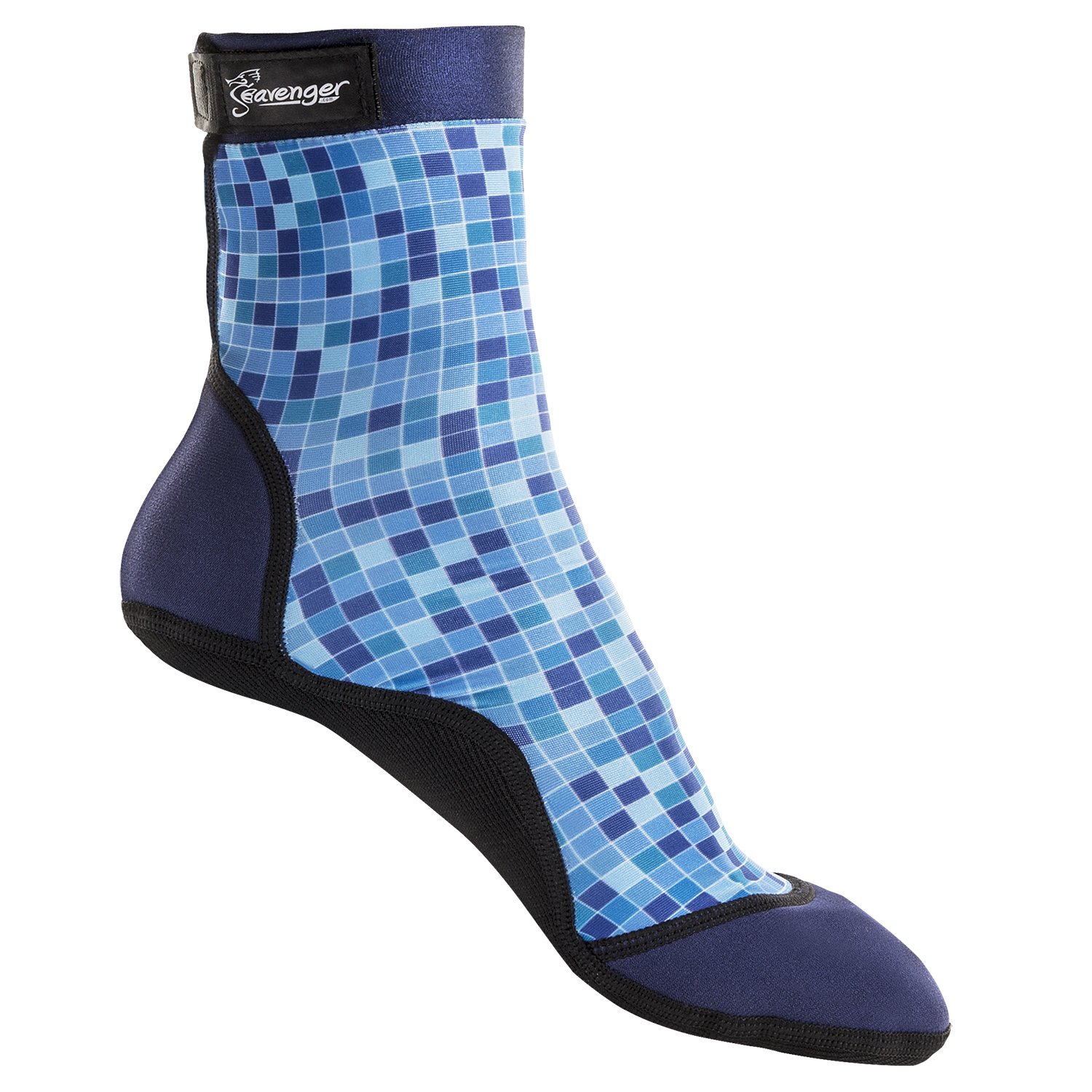 Seavenger SeaSnugs Tall Beach Socks for Soccer - Water Shoes for Men & Women - Quick-Dry, Non-Slip, UV Protection - Perfect for Beach, Pool, Surfing & Outdoor Sports