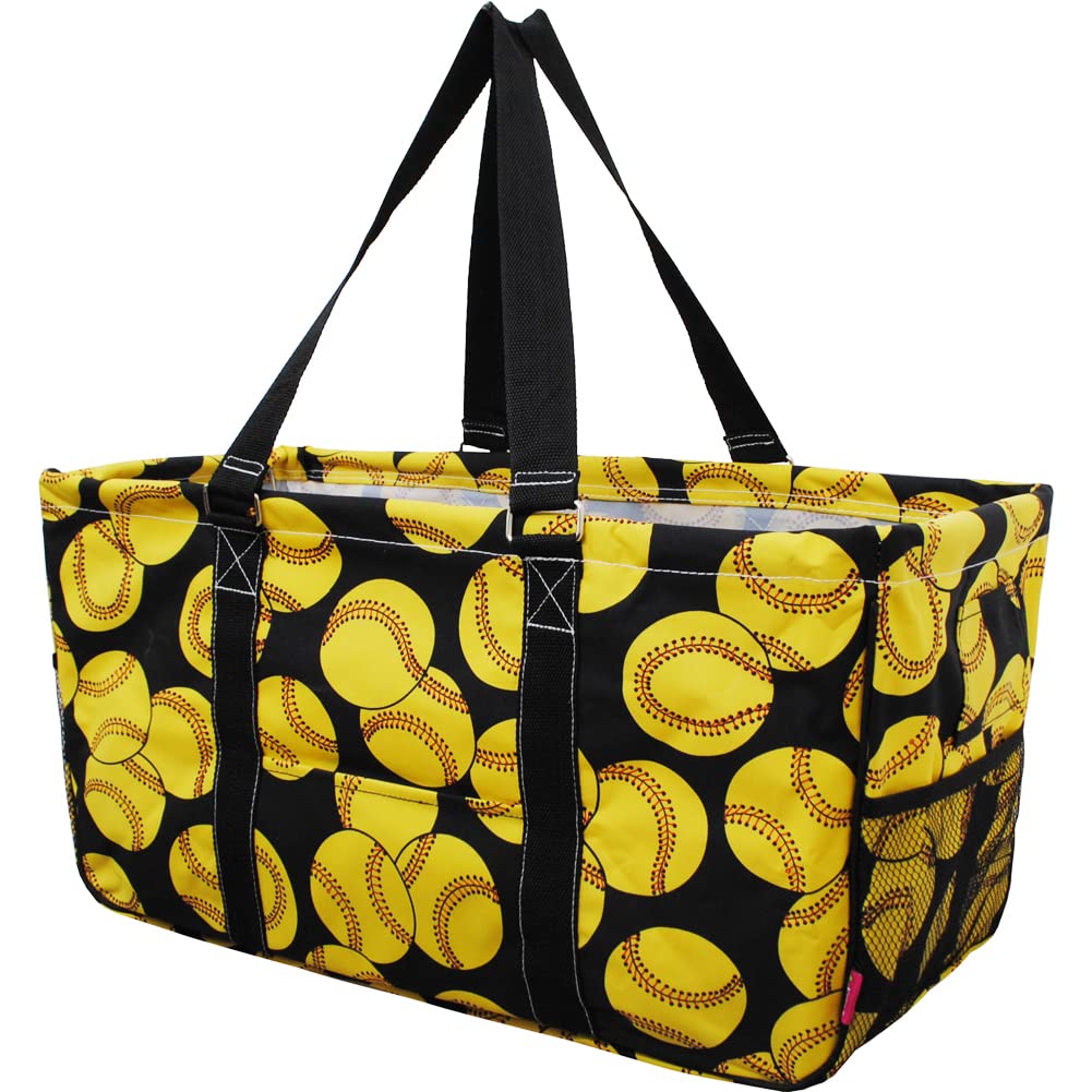 NGIL Extra Large Reusable Grocery Tote Bag - Foldable Collapsible Shopping Bag for Groceries, Storage, Picnic, Beach - Perfect for Supermarket, Travel & Outdoor Activities
