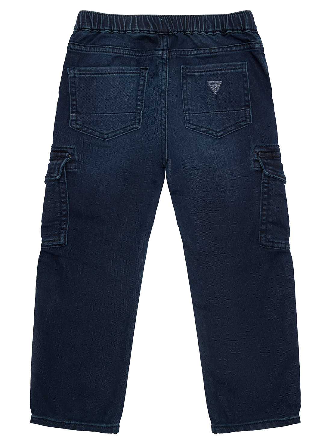 Blue Denim Cargo Pants for Men - Stretch Comfort Fit with Multiple Pockets (Size 2-7) - Perfect for Outdoor Adventures, Work & Casual Wear