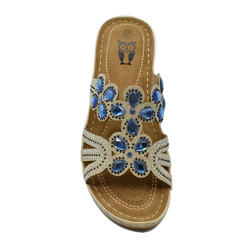 Women's Comfortable Brooklyn Wedge Sandal - Stylish Summer Casual Shoes for Walking, Travel & Beach Outfits