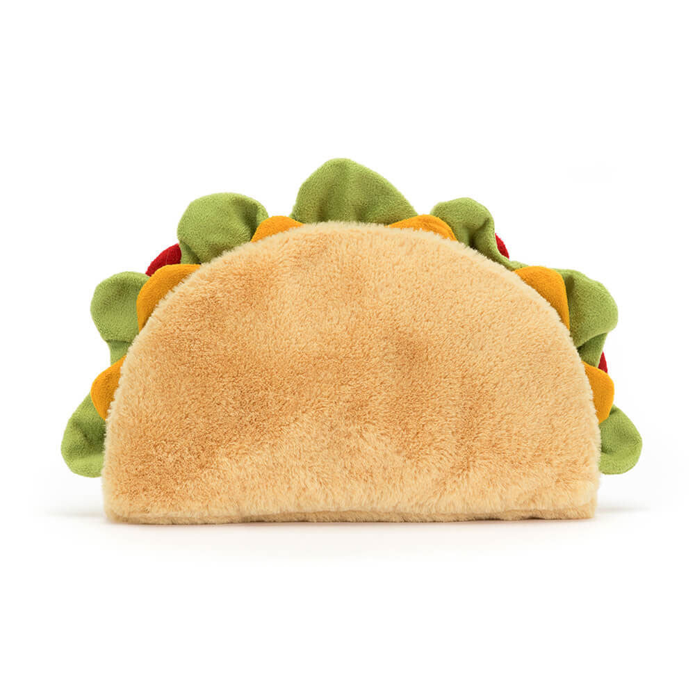 Jellycat Amuseables Taco Plush Toy - Soft & Cuddly Taco Stuffed Animal for Kids & Adults | Perfect for Playtime, Gifts & Home Decor