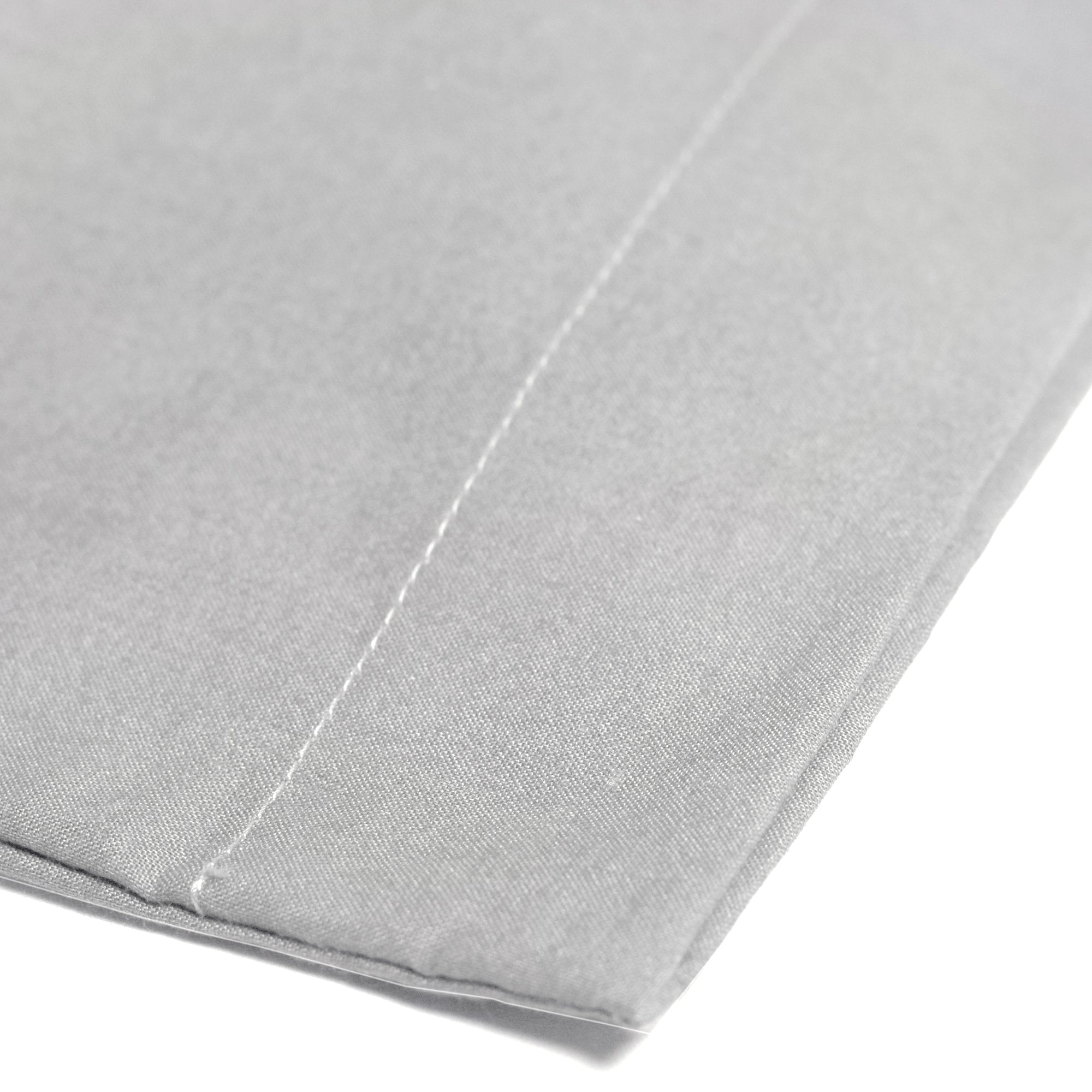 Premium Plain Dyed Silver Pillowcases for Women - Soft & Comfortable Bedding Set for Home, Bedroom Decor, and Gift Giving