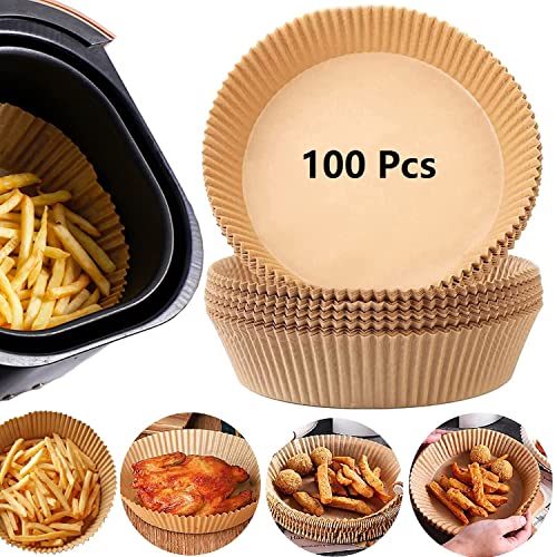 100PC Air Fryer Paper Brown