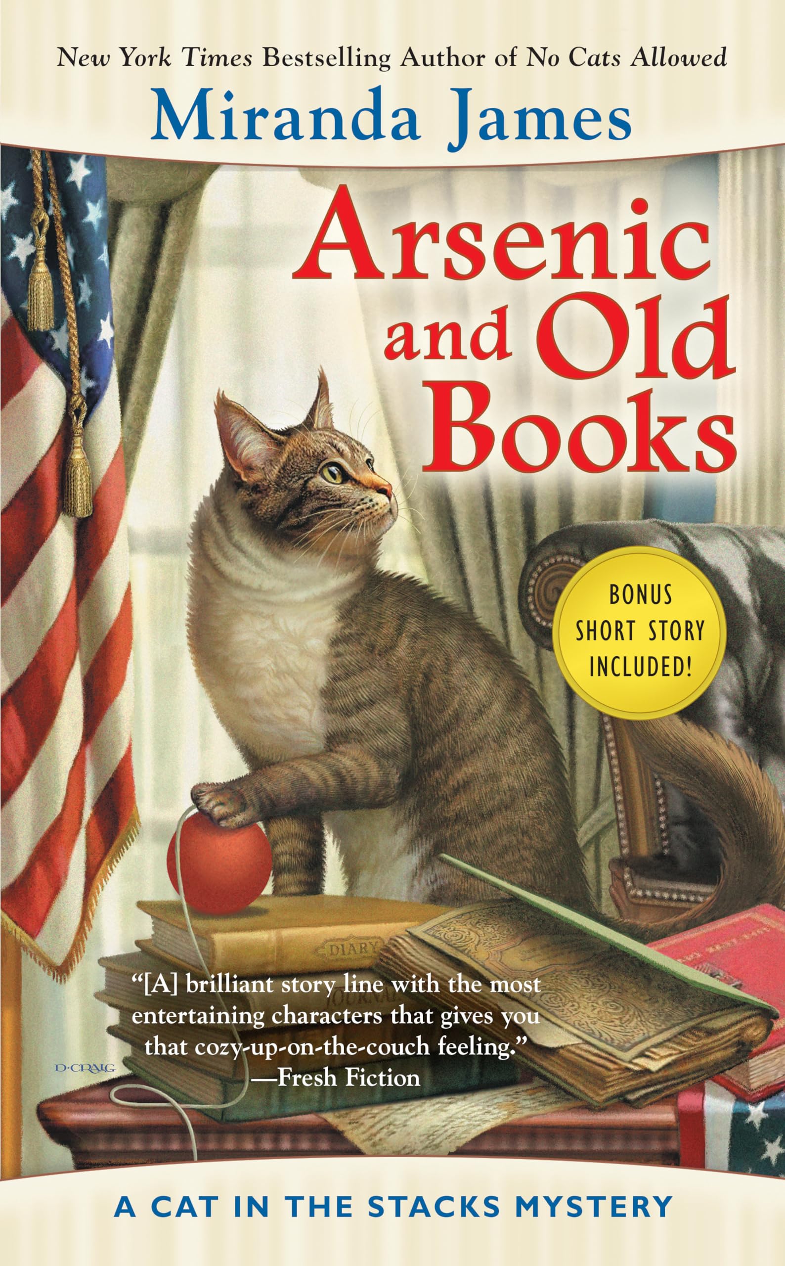 Arsenic and Old Books (Cat in the Stacks Mystery) - Cozy Mystery Novel for Book Lovers & Cat Enthusiasts - Perfect for Reading by the Fireplace or Book Club Discussions