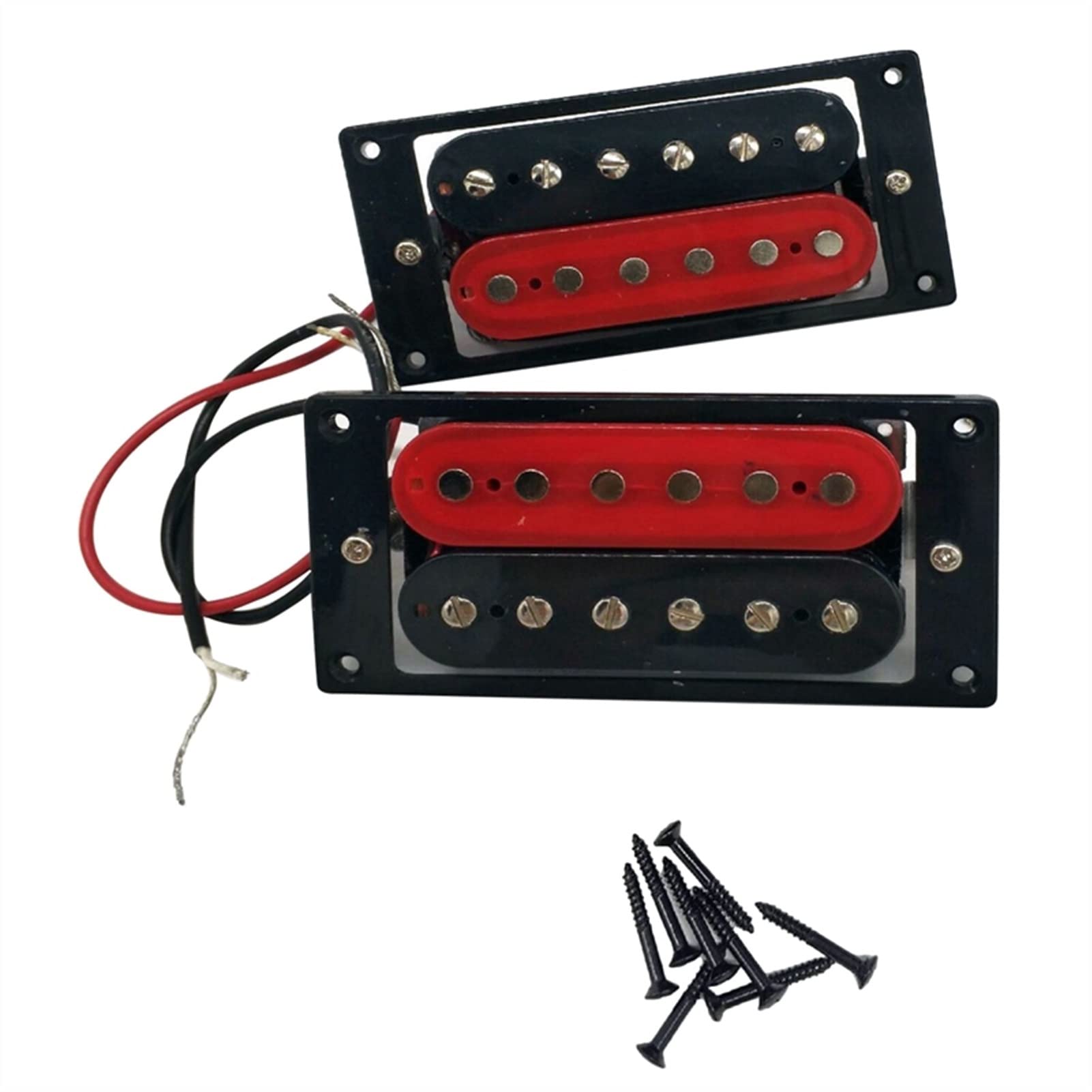 Premium Humbucker Guitar Pickup Set - Double Coil Neck & Bridge Pickups for Electric Guitar Replacement - Perfect for Rock, Metal & Blues Performances