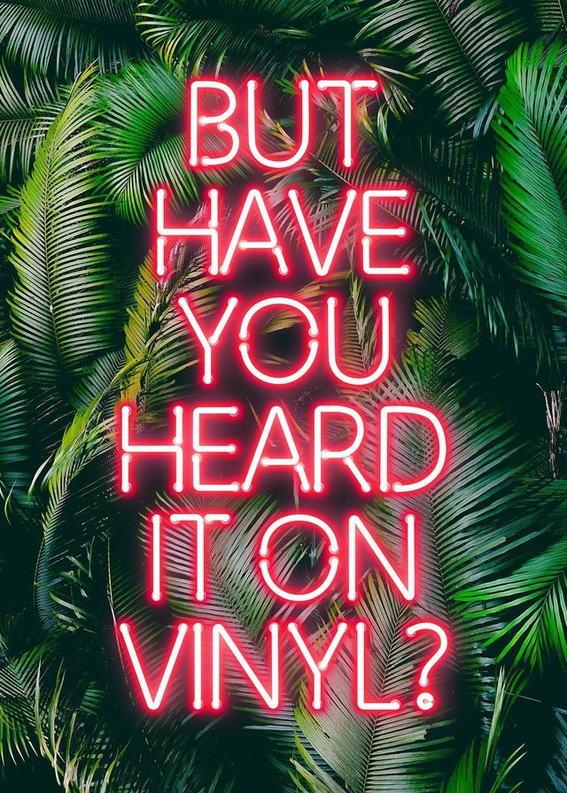 Vintage Vinyl Record Poster Print - Retro Music Wall Art Decor for Living Room, Bedroom & Office