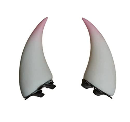 white Devil Horns clips