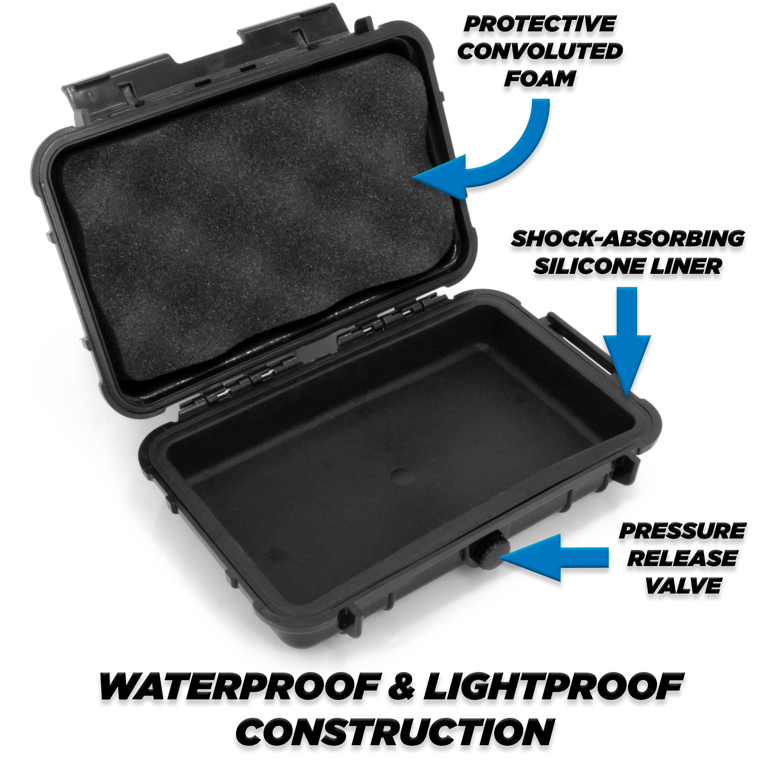 CASEMATIX Durable Hard Shell 35mm Film Case - Protective Storage for 35mm & 120 Film Rolls - Perfect for Photographers, Travel & Film Preservation
