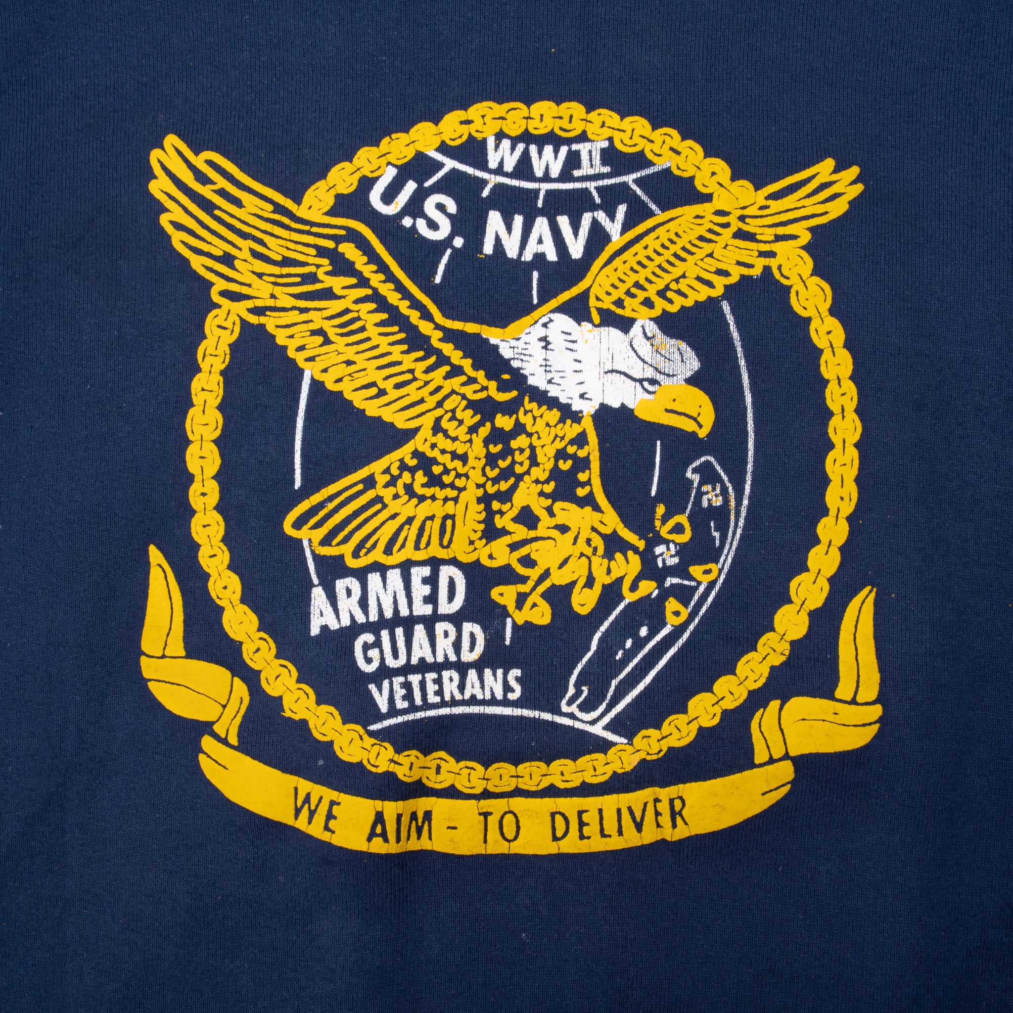 Vintage US Navy WWII Veterans Sweatshirt 1990s XL - Authentic Made in USA Military Apparel for Men - Perfect for Veterans Day, Patriotic Events & Casual Wear