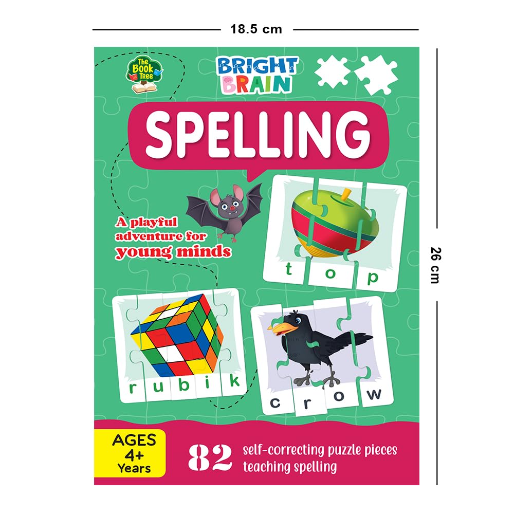 82-Piece Jigsaw Puzzle for Kids Ages 3-6 | Educational Space Learning Toy | Preschool Spelling Game | Gift for Boys & Girls | Perfect for Classroom Activities & Birthday Presents