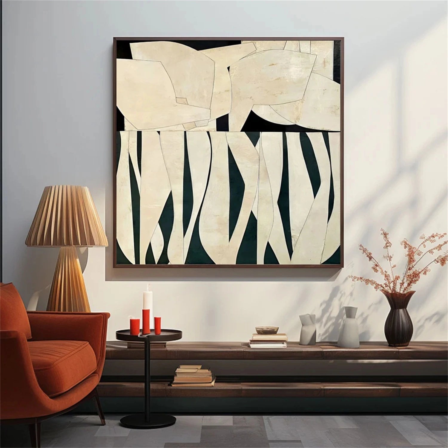 Abstract Tranquility Art Painting #WS215 - Modern Canvas Wall Art for Living Room, Bedroom & Office Decor
