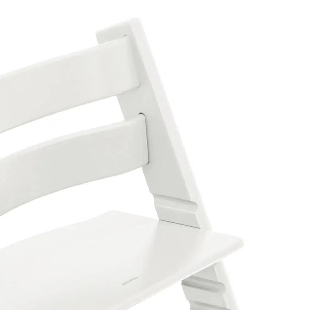 Stokke Tripp Trapp High Chair - Adjustable Baby & Toddler Chair, Ergonomic Design, White - Perfect for Dining, Feeding & Learning at Home