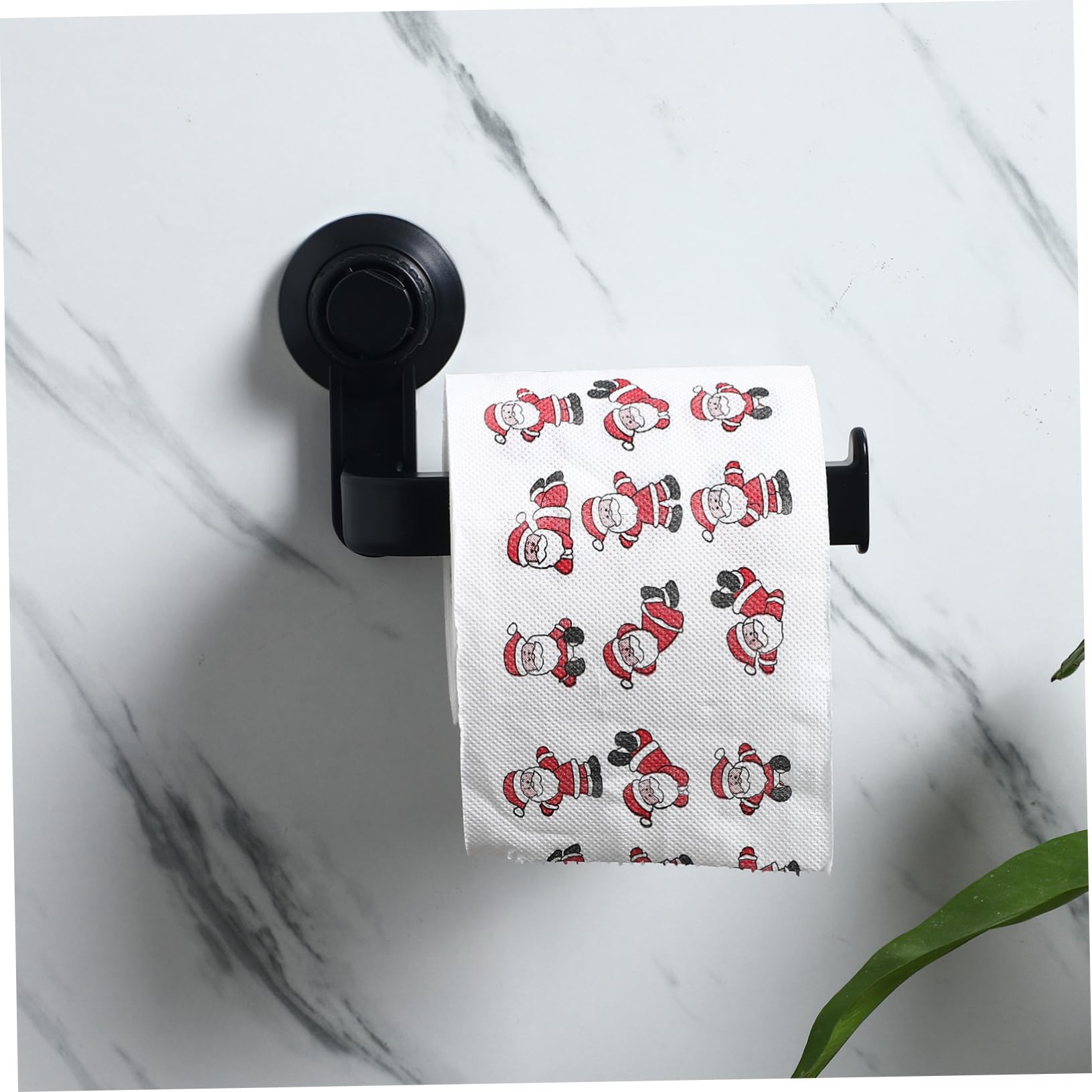 Zerodeko Metal Wall Mount Coat Hanger & Paper Towel Holder - Black Toilet Paper Stand, Paper Dispenser & PVC Hanging Organizer for Bathroom, Kitchen, Office | Space-Saving Storage Solution for Towels, Utensils & Turkish Tea Glasses