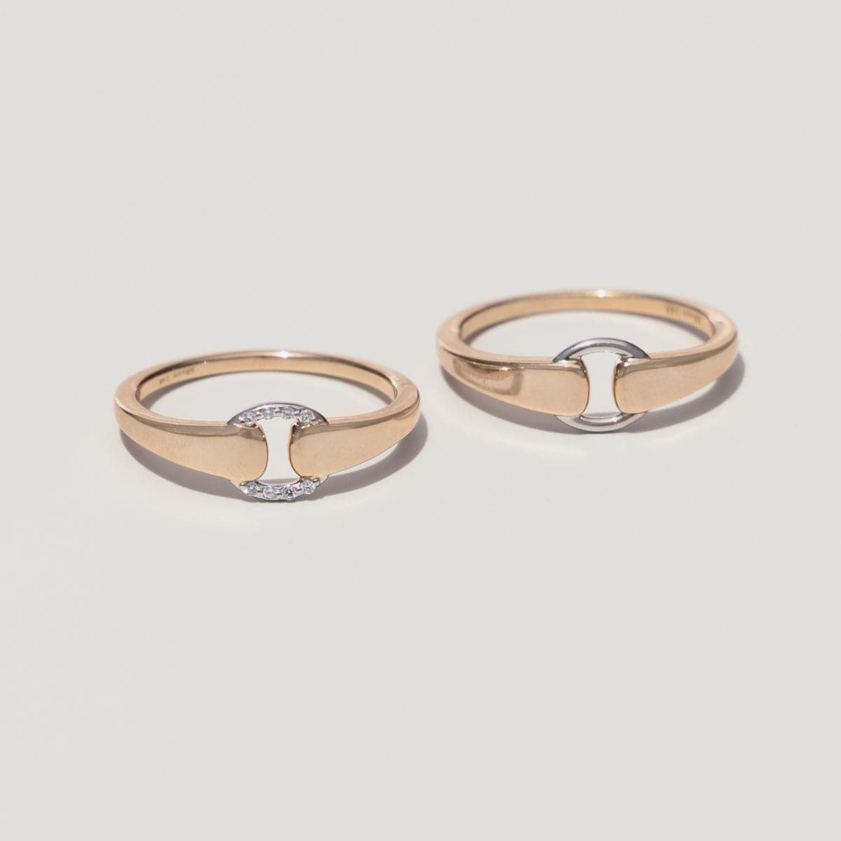 Two-Tone Buckle Ring for Women - Adjustable Fashion Jewelry for Casual & Formal Wear - Perfect for Everyday Style & Special Occasions