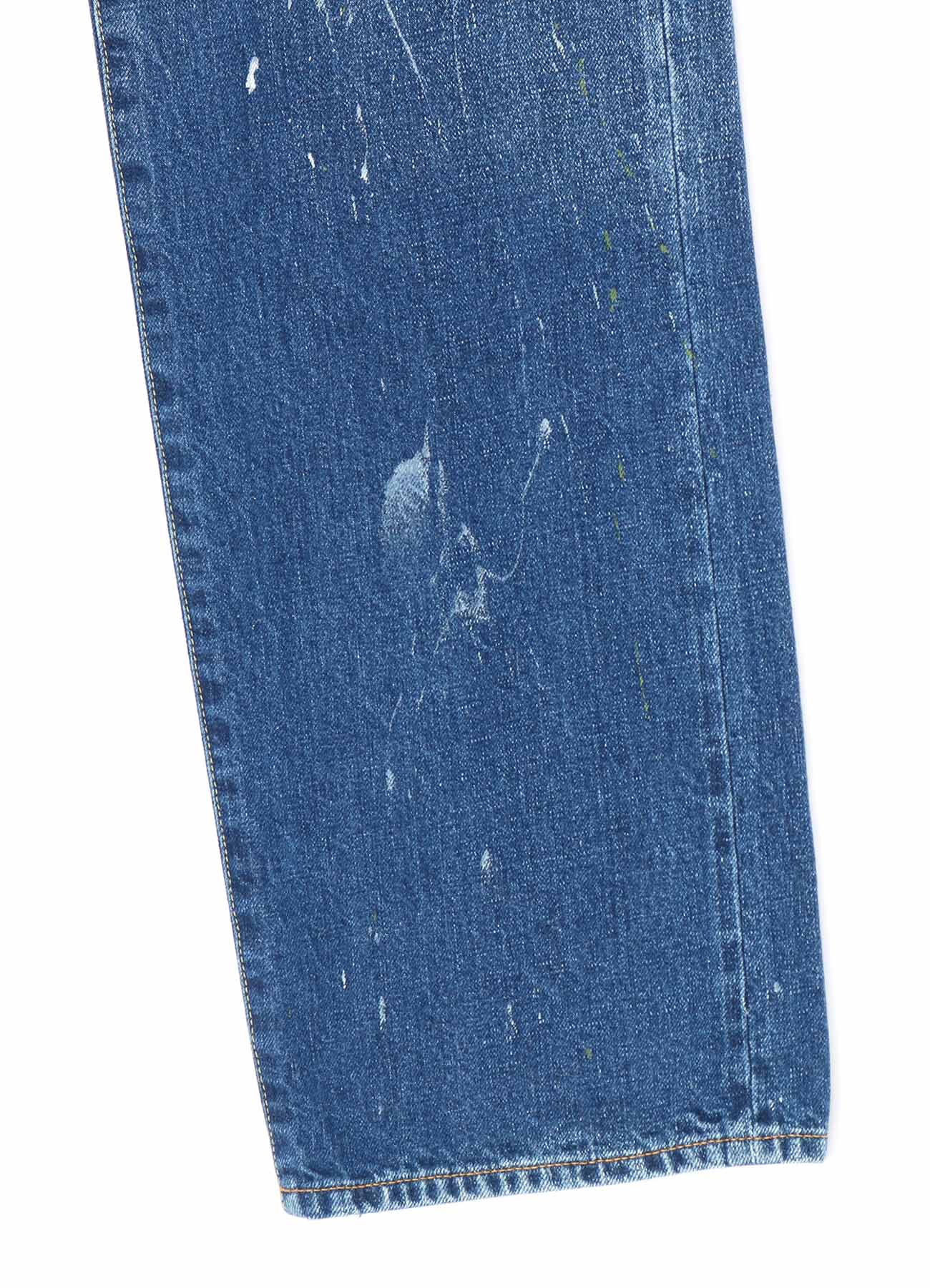 12oz Denim Paint Splattered Jeans - Distressed Vintage Style for Men & Women | Perfect for Casual Wear, Street Fashion & DIY Customization