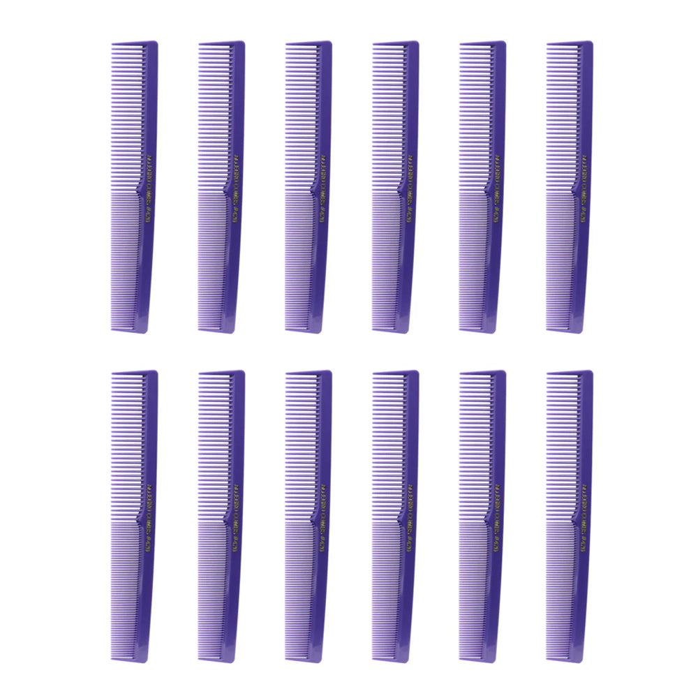 Professional 12-Piece Allegro Barber Comb Set for Hair Cutting & Styling - Perfect for Salons, Home Grooming & DIY Hairstyles