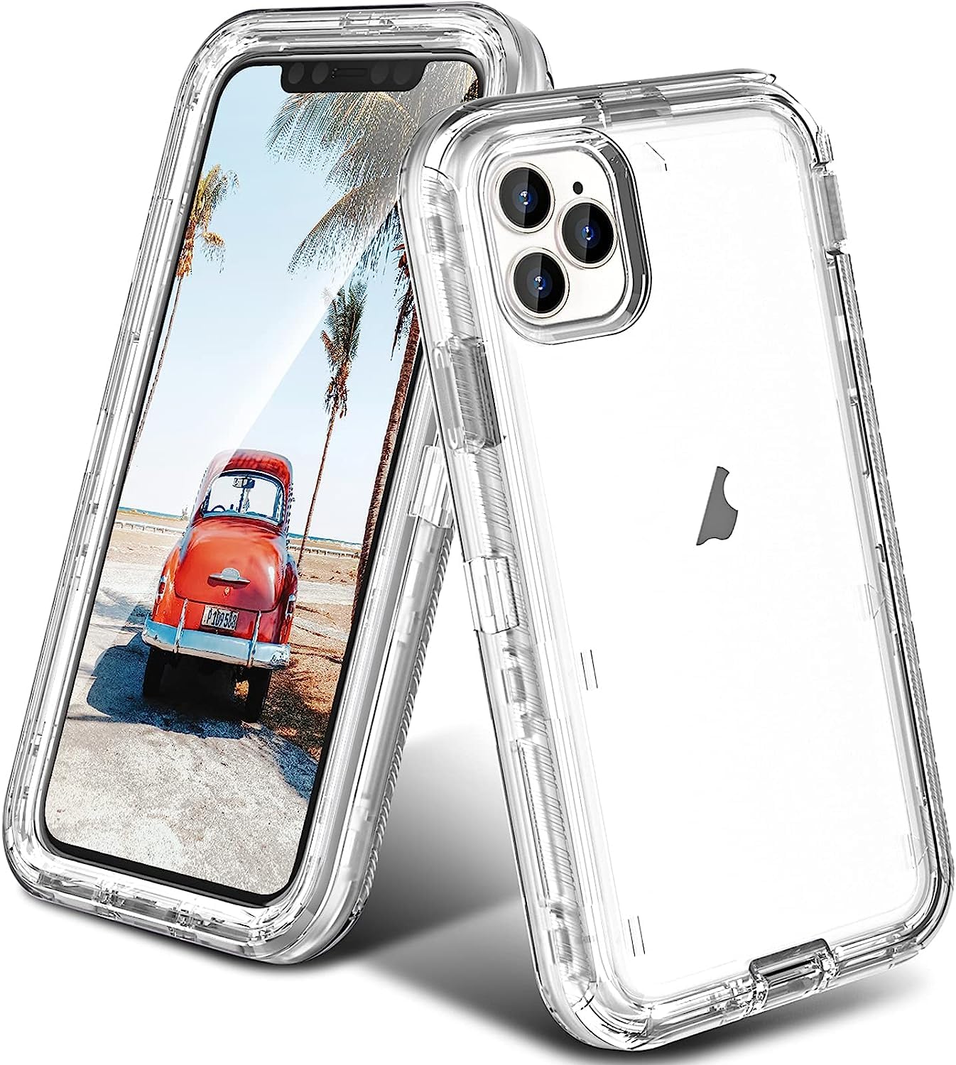 ORIbox Heavy Duty Shockproof Clear Case for iPhone 11 Pro Max - Anti-Fall Protection with Military-Grade Drop Test | Perfect for Outdoor Activities, Construction Work & Extreme Sports