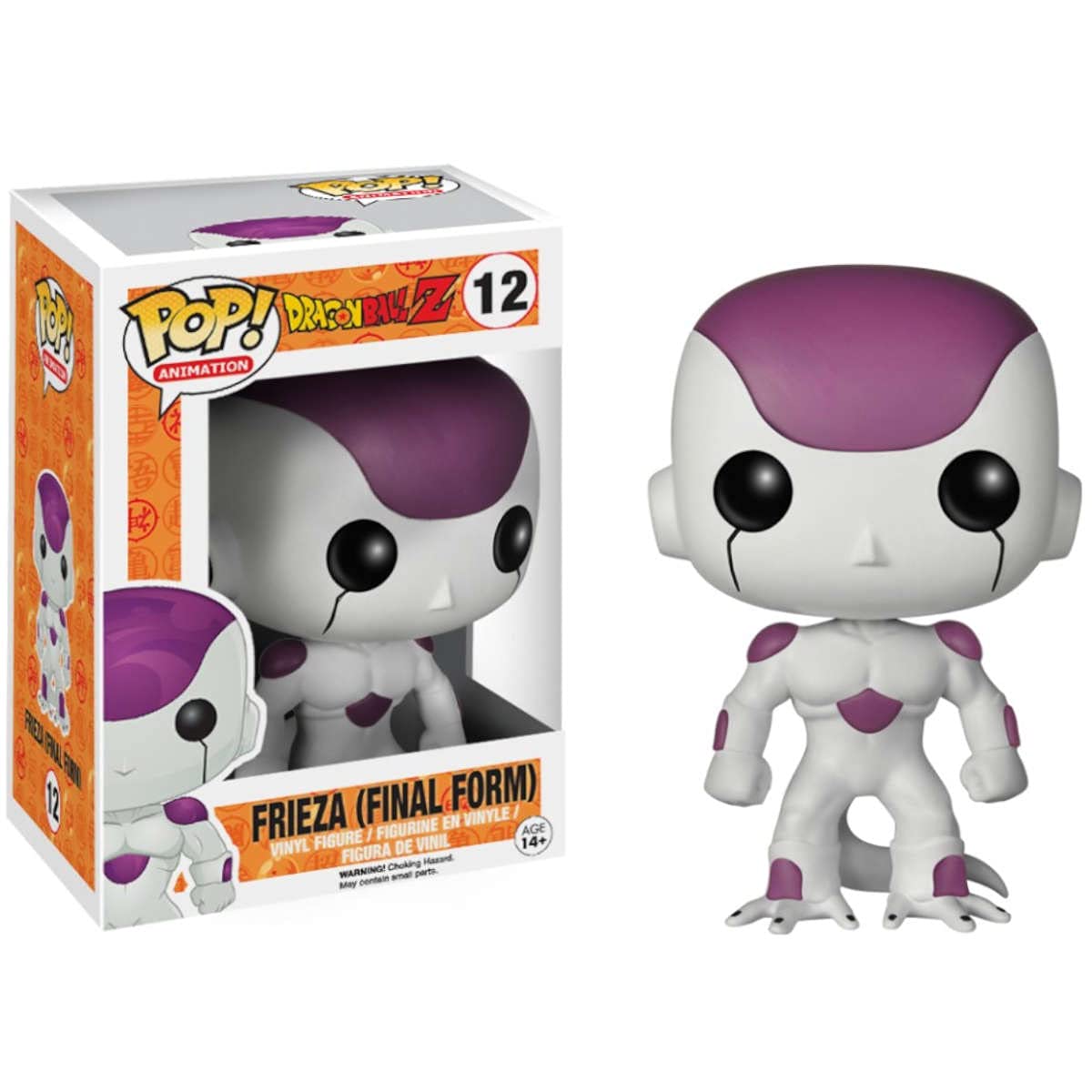 Dragon Ball Z Final Form Frieza #12 Pop Vinyl Figure - Collectible Anime Toy for Fans, Display & Gift for DBZ Lovers - Perfect for Home Decor, Office Display, and Anime Collections