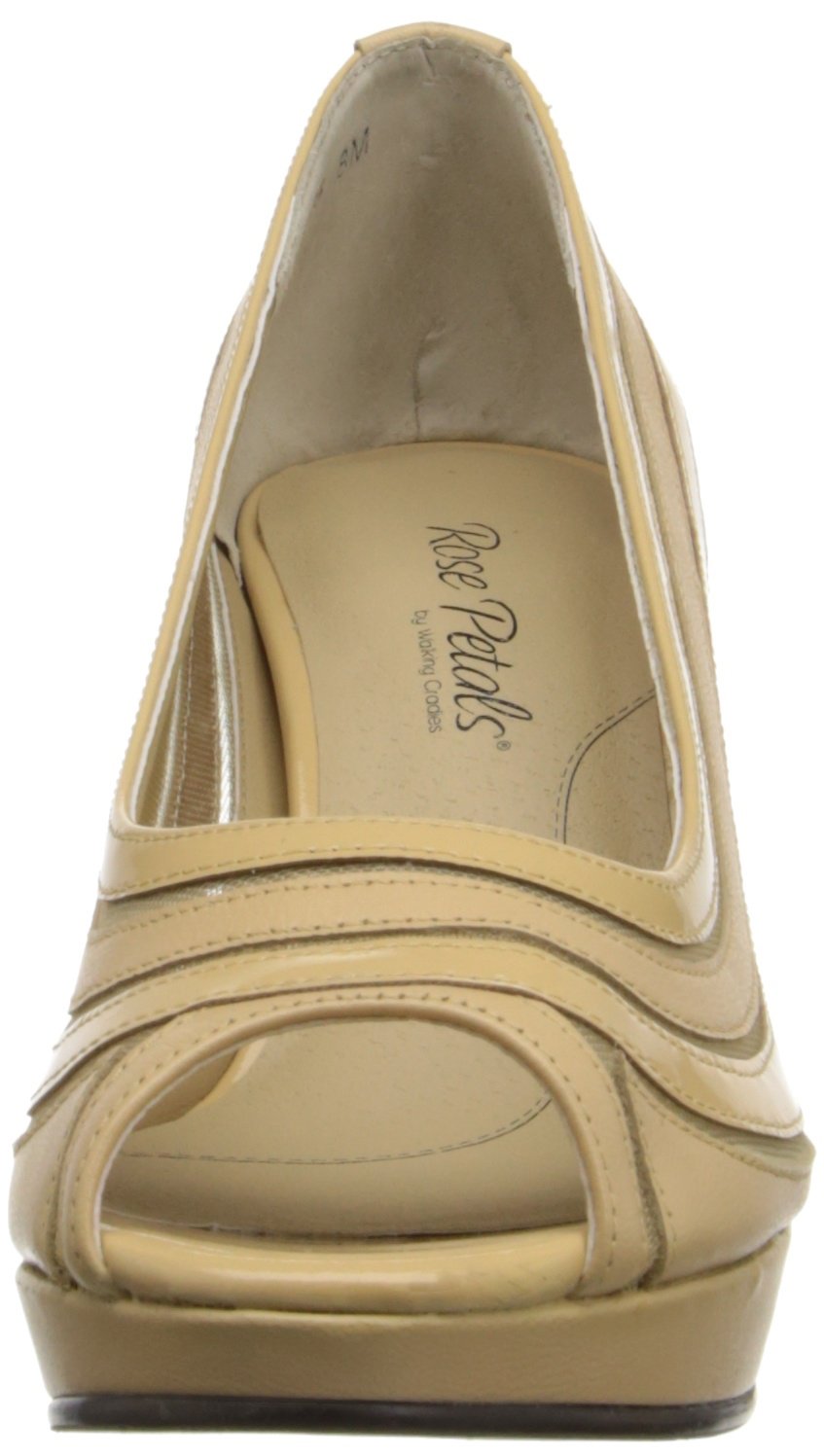 Elegant Rose Petals Women's Poet Platform Pump Shoes - Comfortable High Heels for Weddings, Parties & Special Occasions