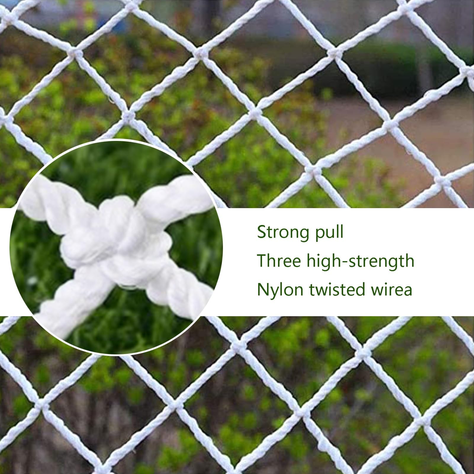 Child Safety Net for Stairs and Balcony - 5cm Mesh, 3x5m (10x16ft) - Durable, Non-Slip, Easy to Clean - Baby & Pet Protection - Perfect for Homes, Apartments, and Play Areas - SCITOY