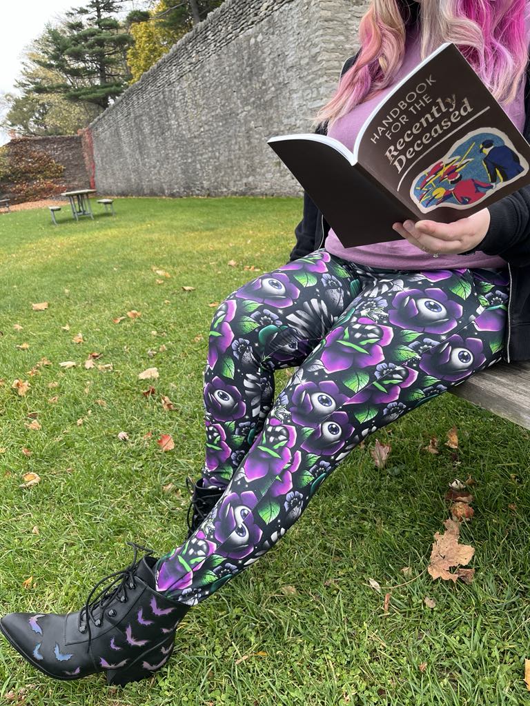 Beetle Floral Print Pocket Leggings for Women - High Waisted Yoga Pants with Side Pockets - Perfect for Workouts, Running, Lounge & Everyday Wear